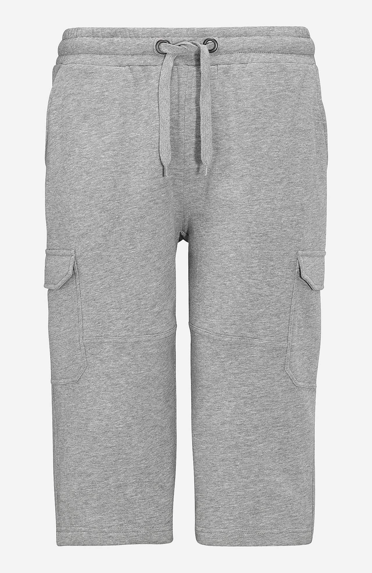 Lang sweatshirt-shorts med cargolommer Smarty