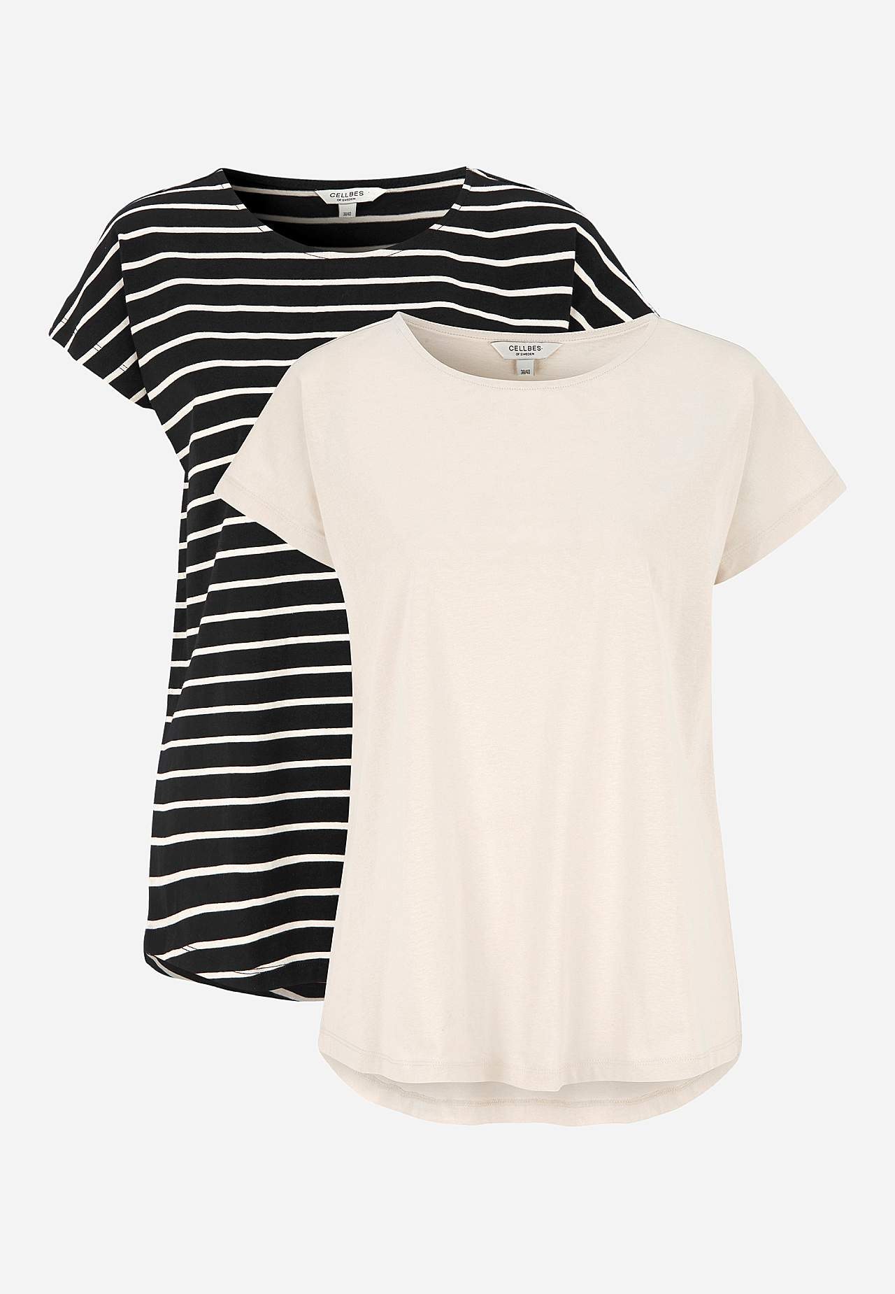 Jerseytopper med korte ermer Alma 2-pack