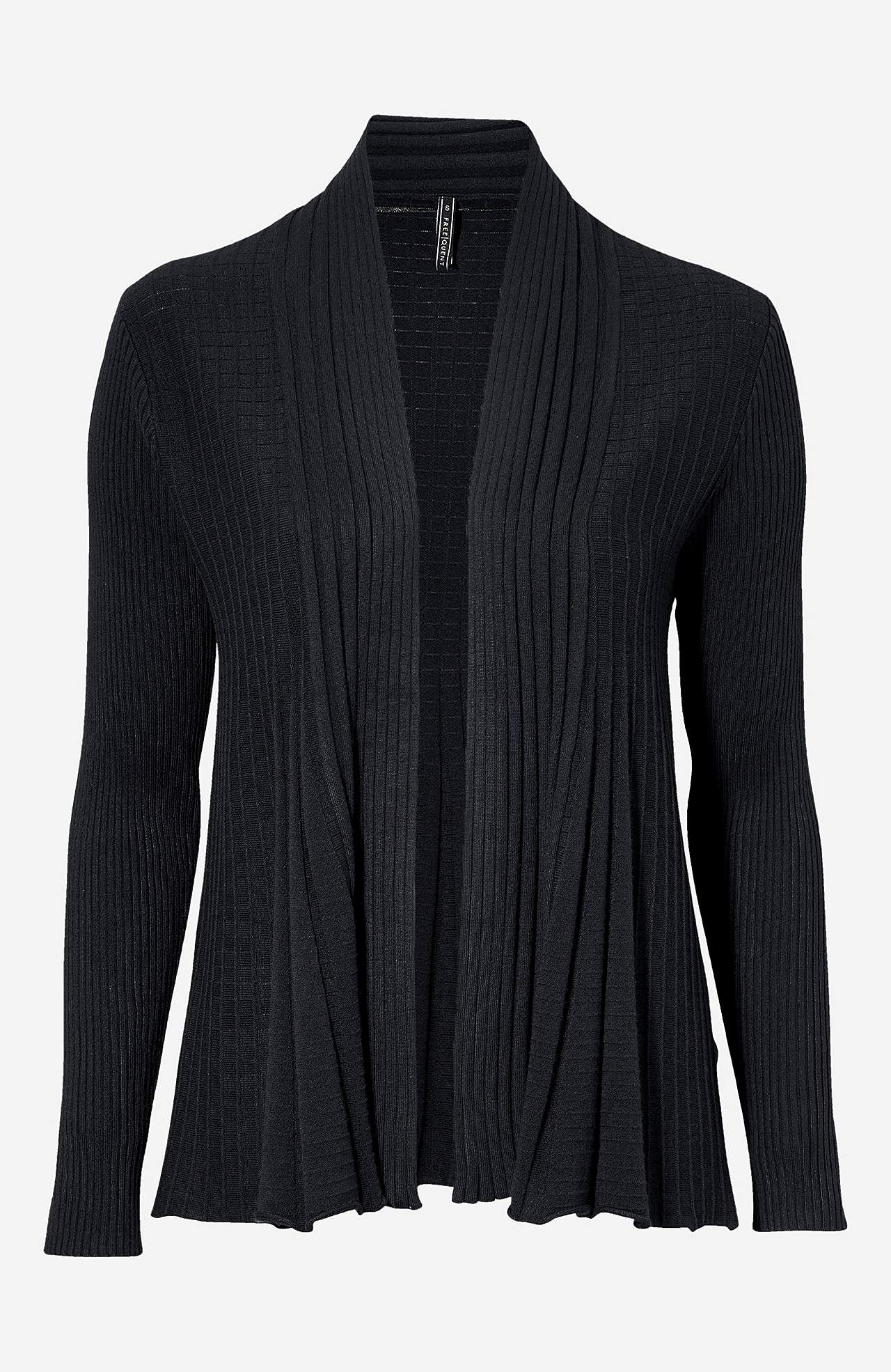 Ribbet, åpen cardigan Claudisse