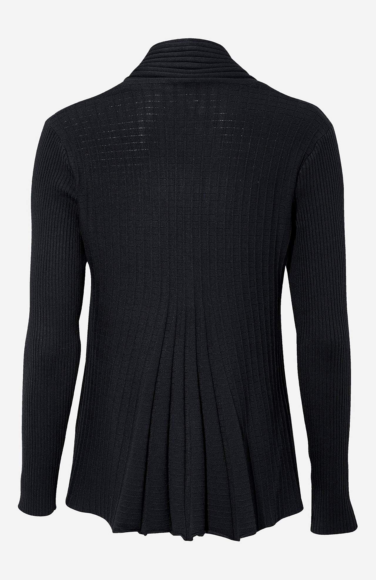 Ribbet, åpen cardigan Claudisse