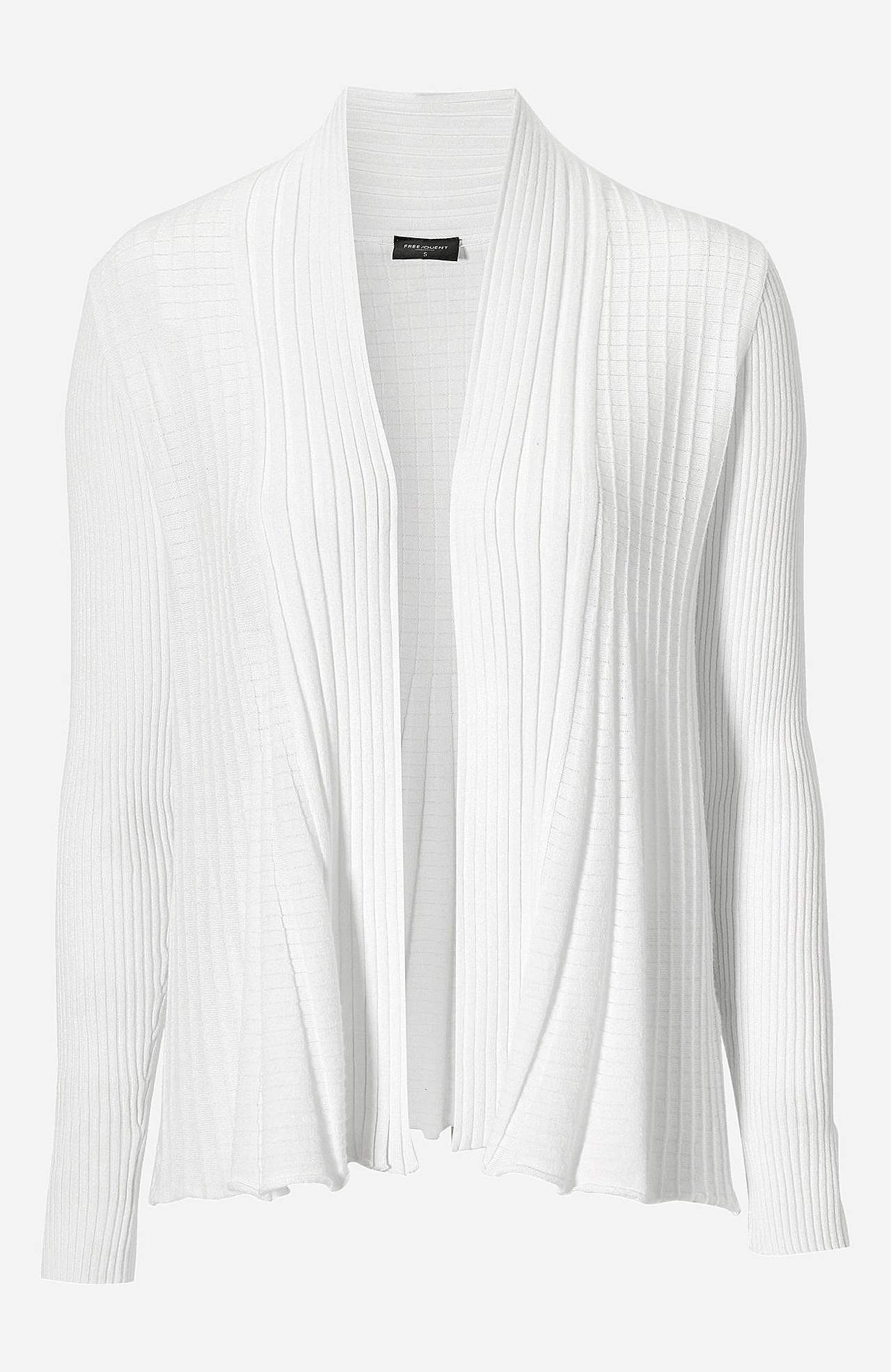 Ribbet, åpen cardigan Claudisse