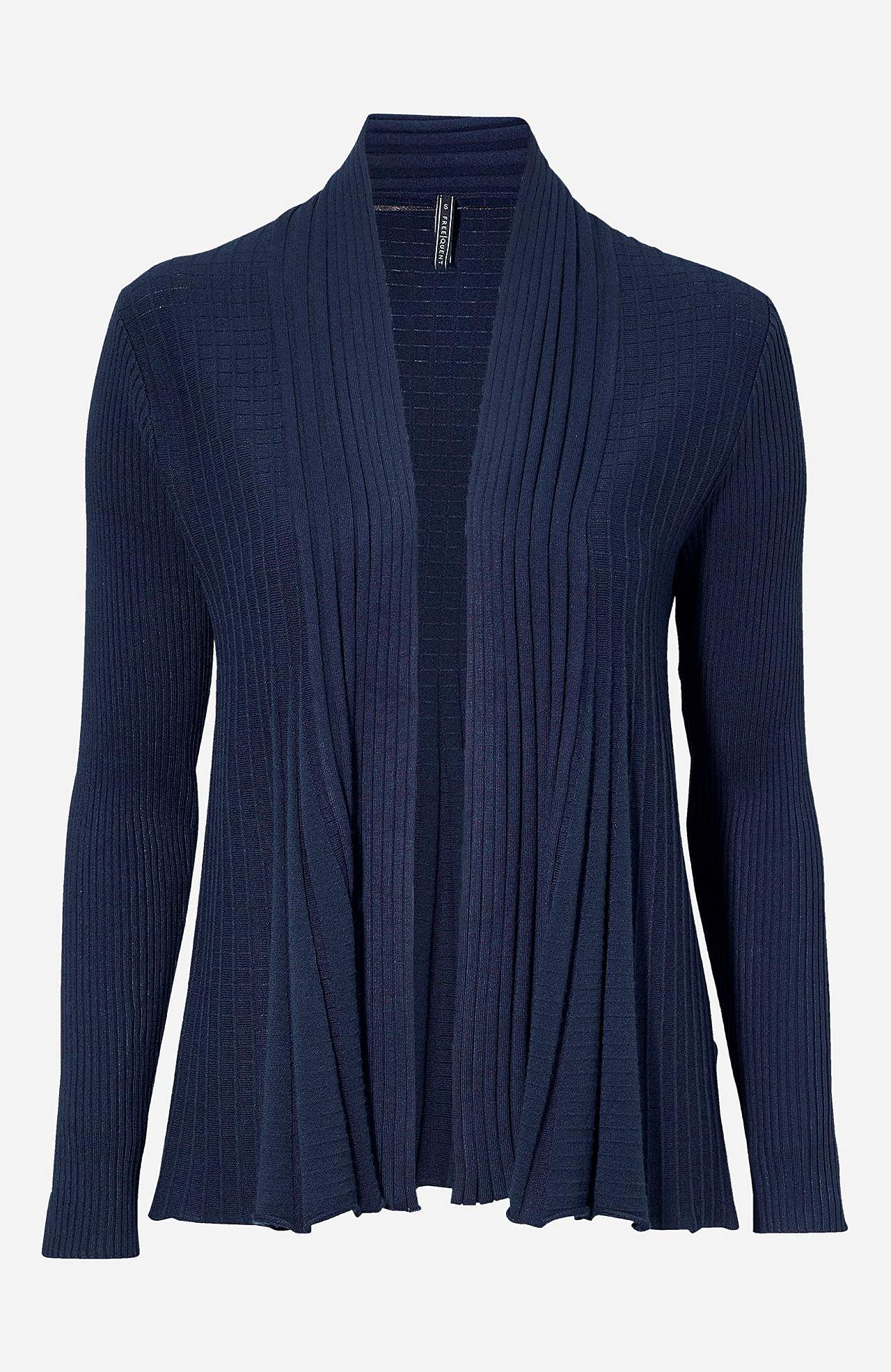 Ribbet, åpen cardigan Claudisse