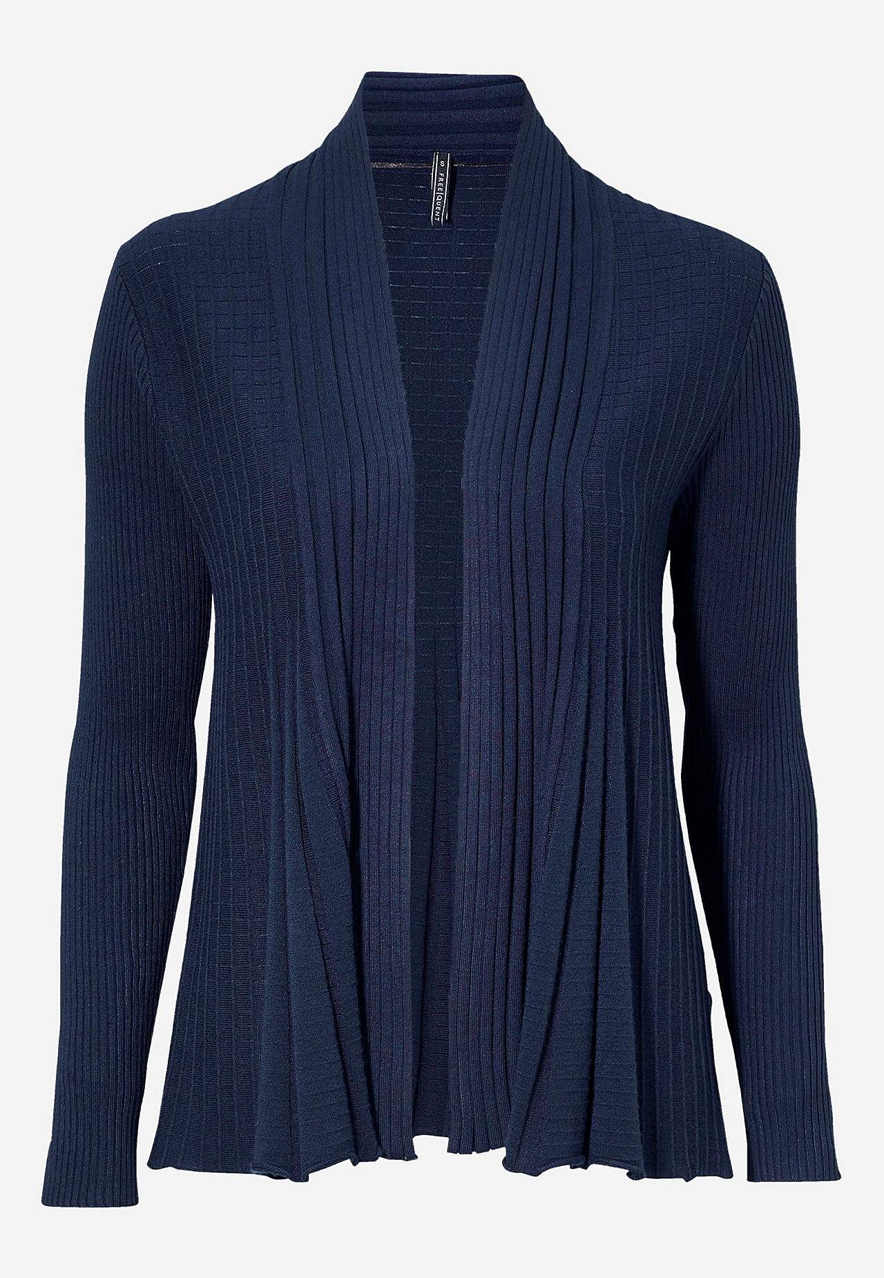Ribbet, åpen cardigan