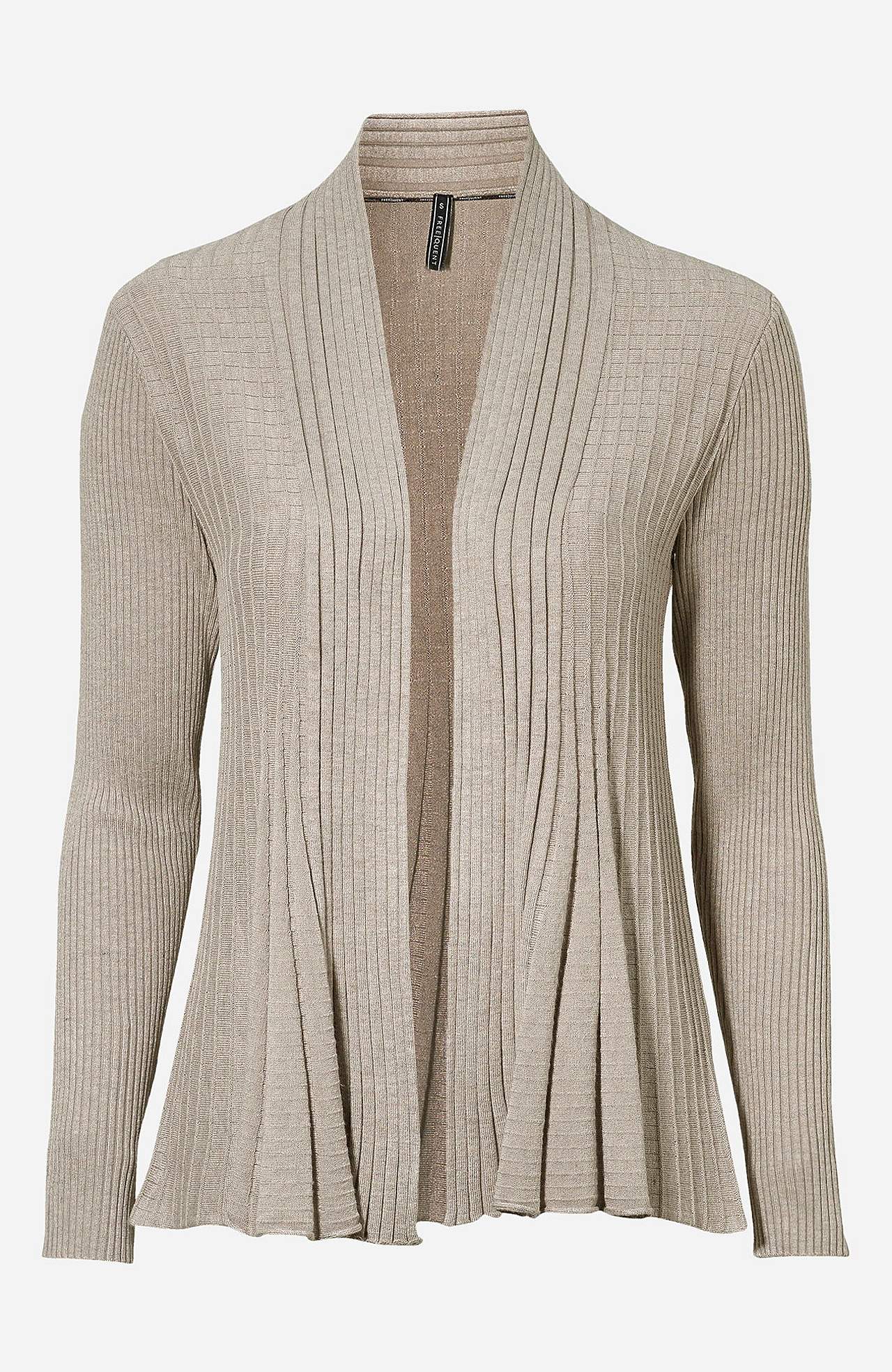 Ribbet, åpen cardigan Claudisse
