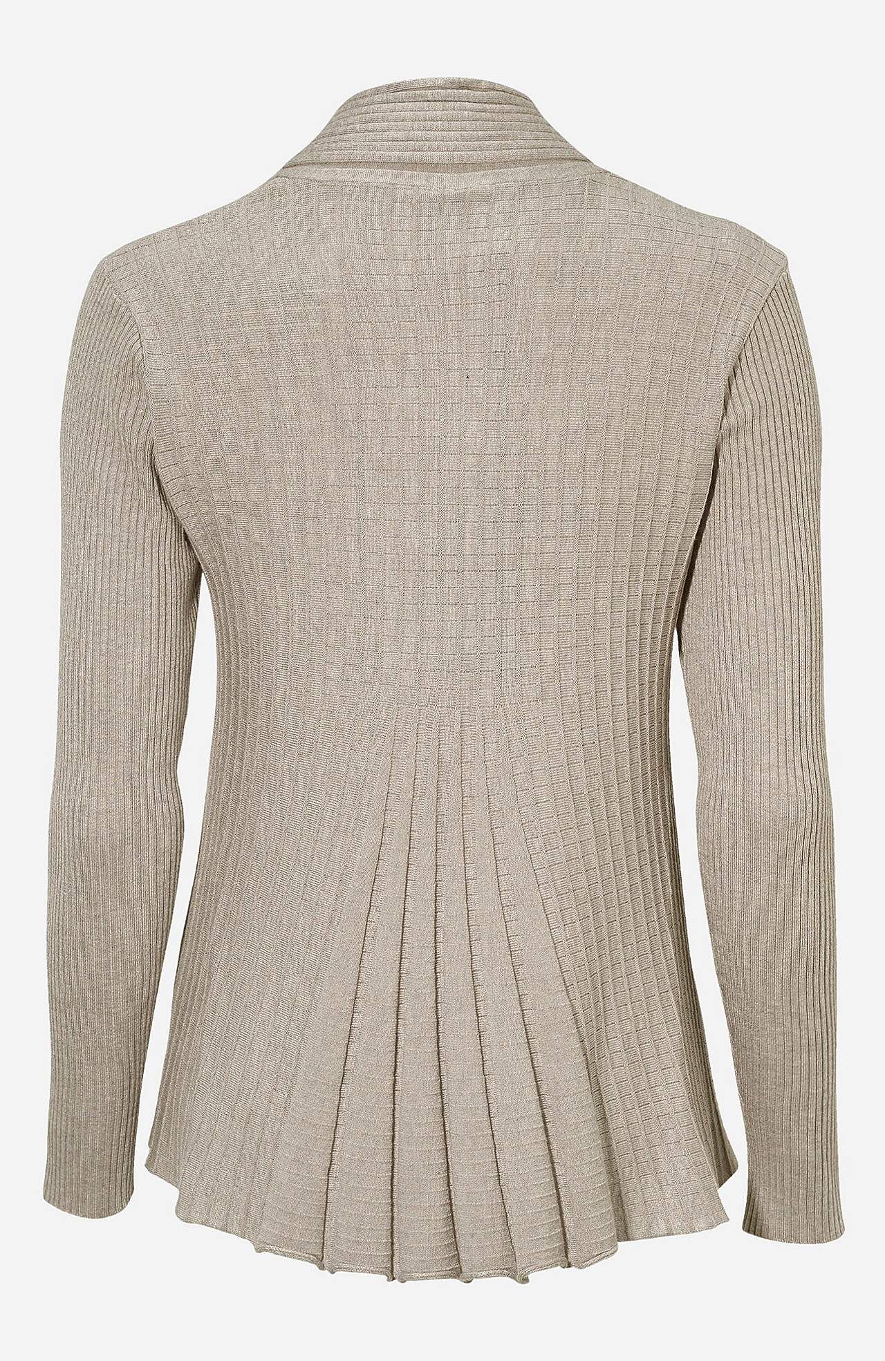 Ribbet, åpen cardigan Claudisse