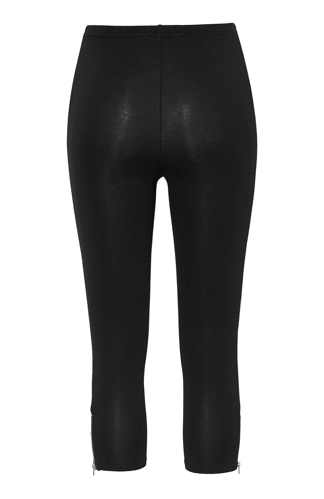 Caprileggings med glidelåser Moa