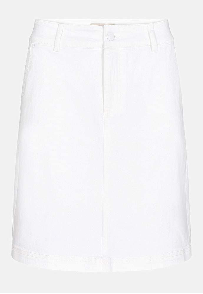 Hvitt denim skjørt Harlow