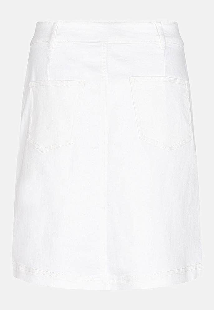 Hvitt denim skjørt Harlow