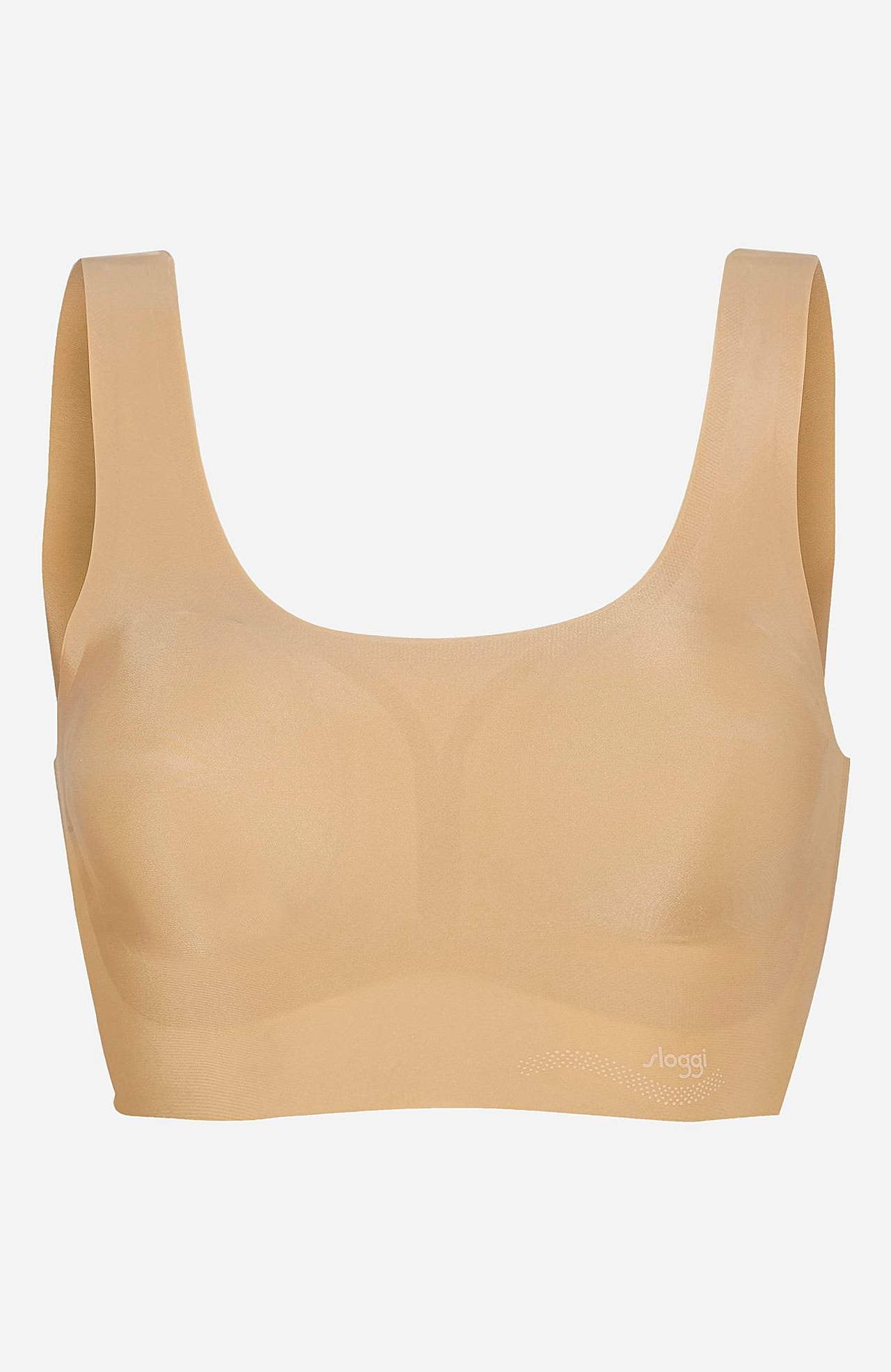 Sømløs BH-topp i glatt mikrofiber Zero feel