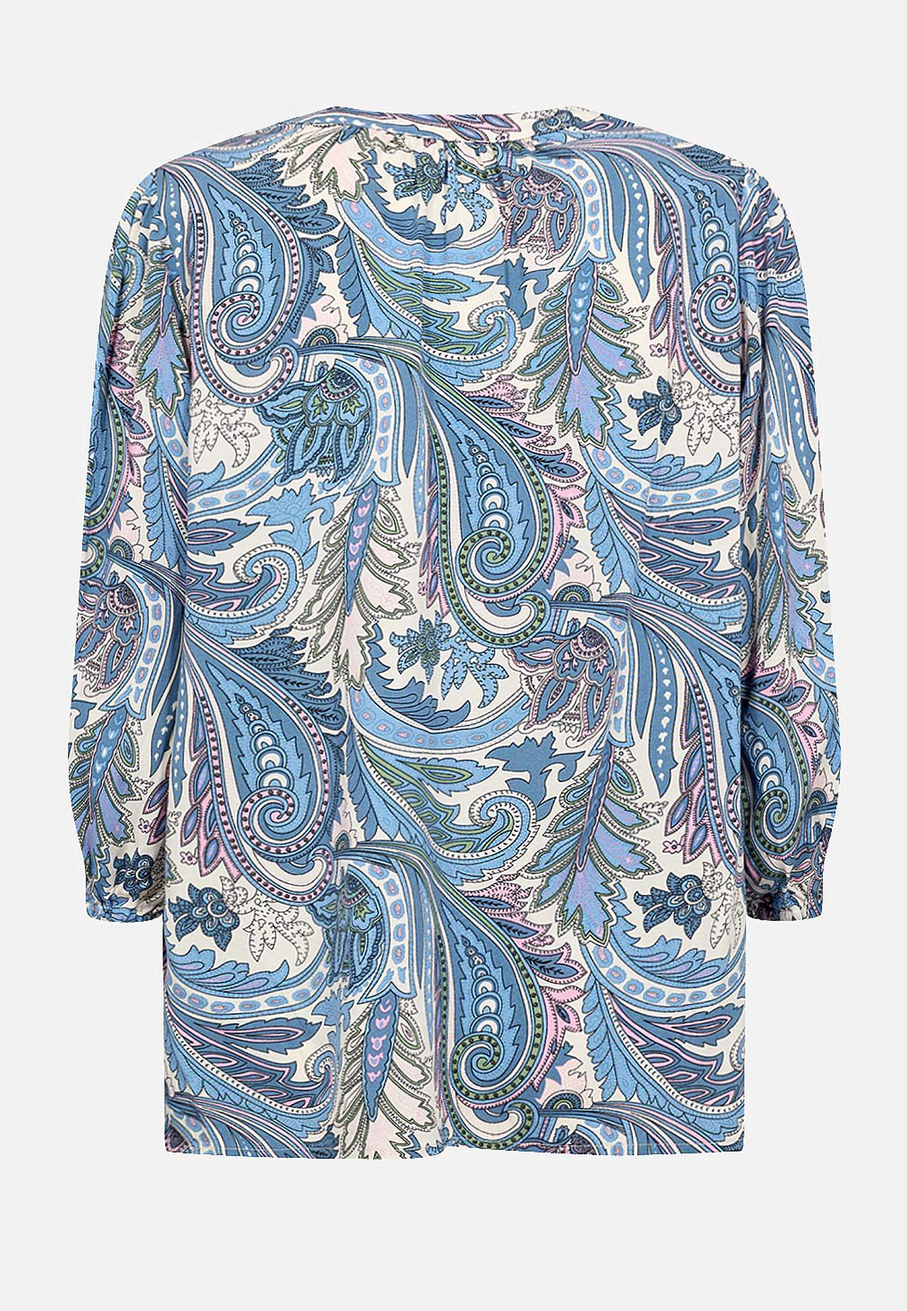 Bluse med et paisleymønster