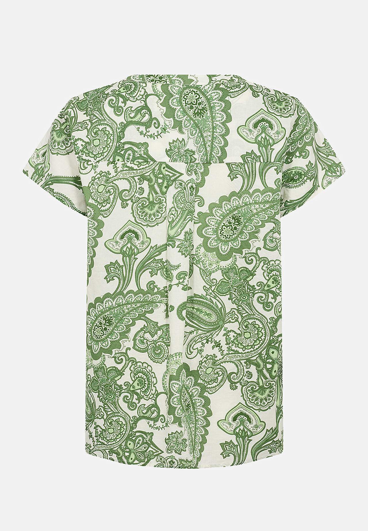 Kortermet bomullsbluse