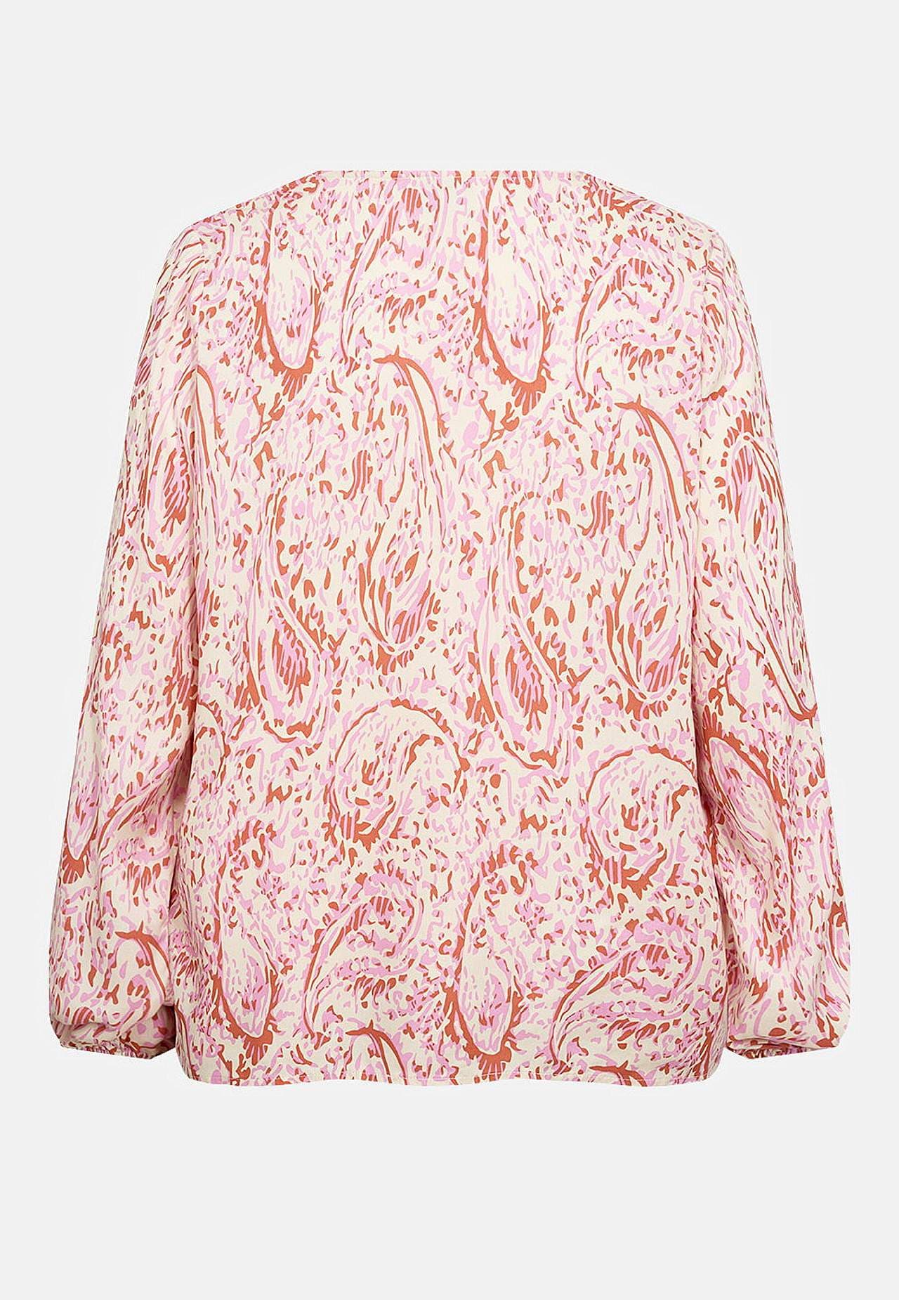 Viskosebluse med vakkert mønster Celine