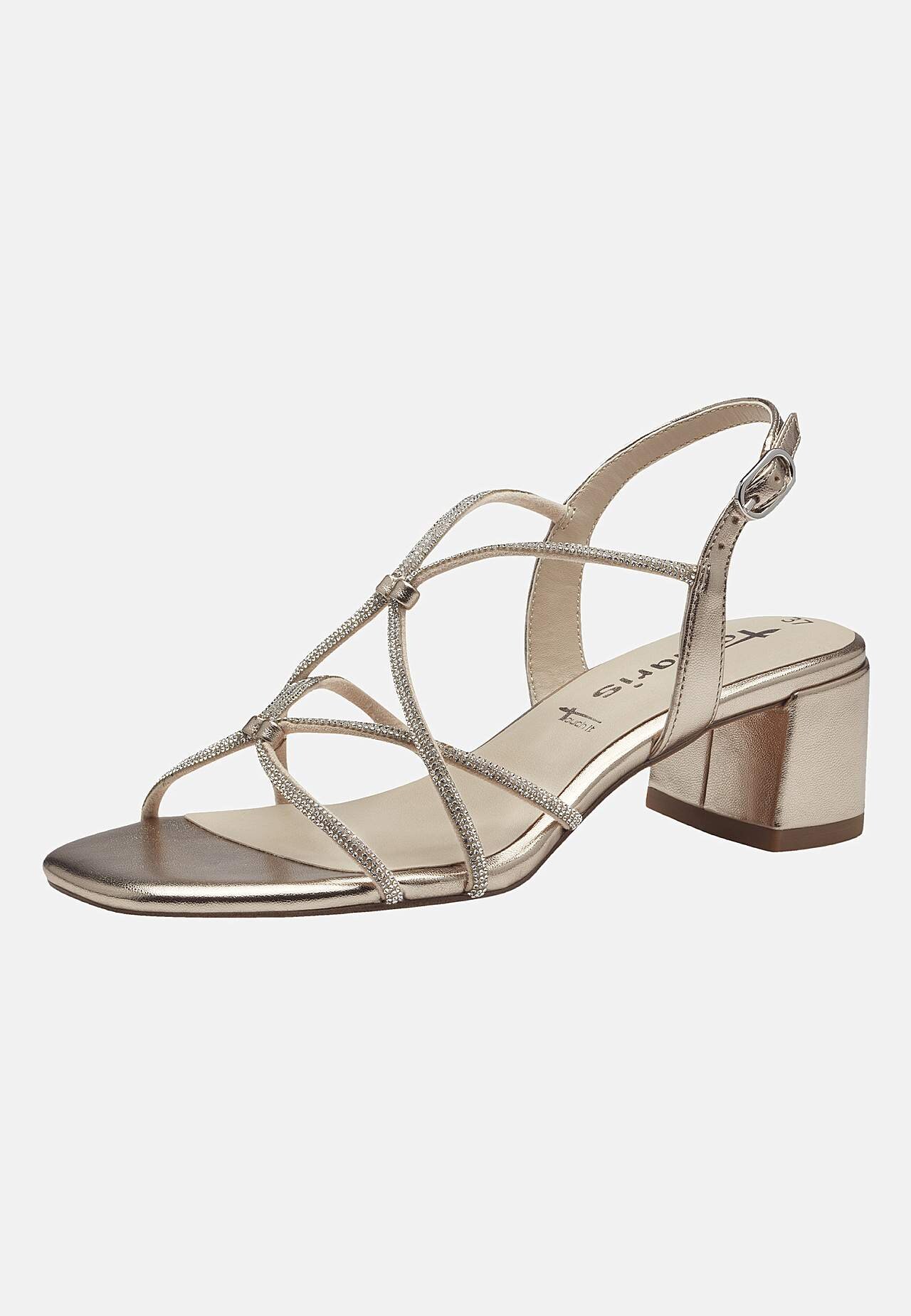 Komfortabel sandalett med smale stropper