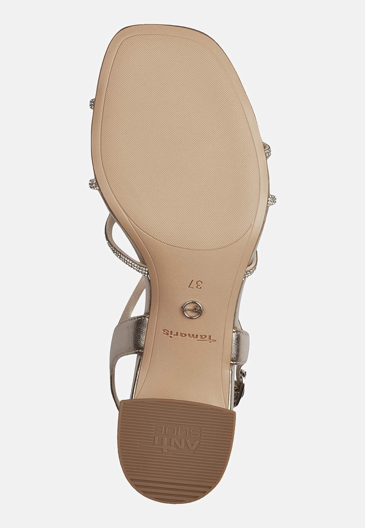 Komfortabel sandalett med smale stropper