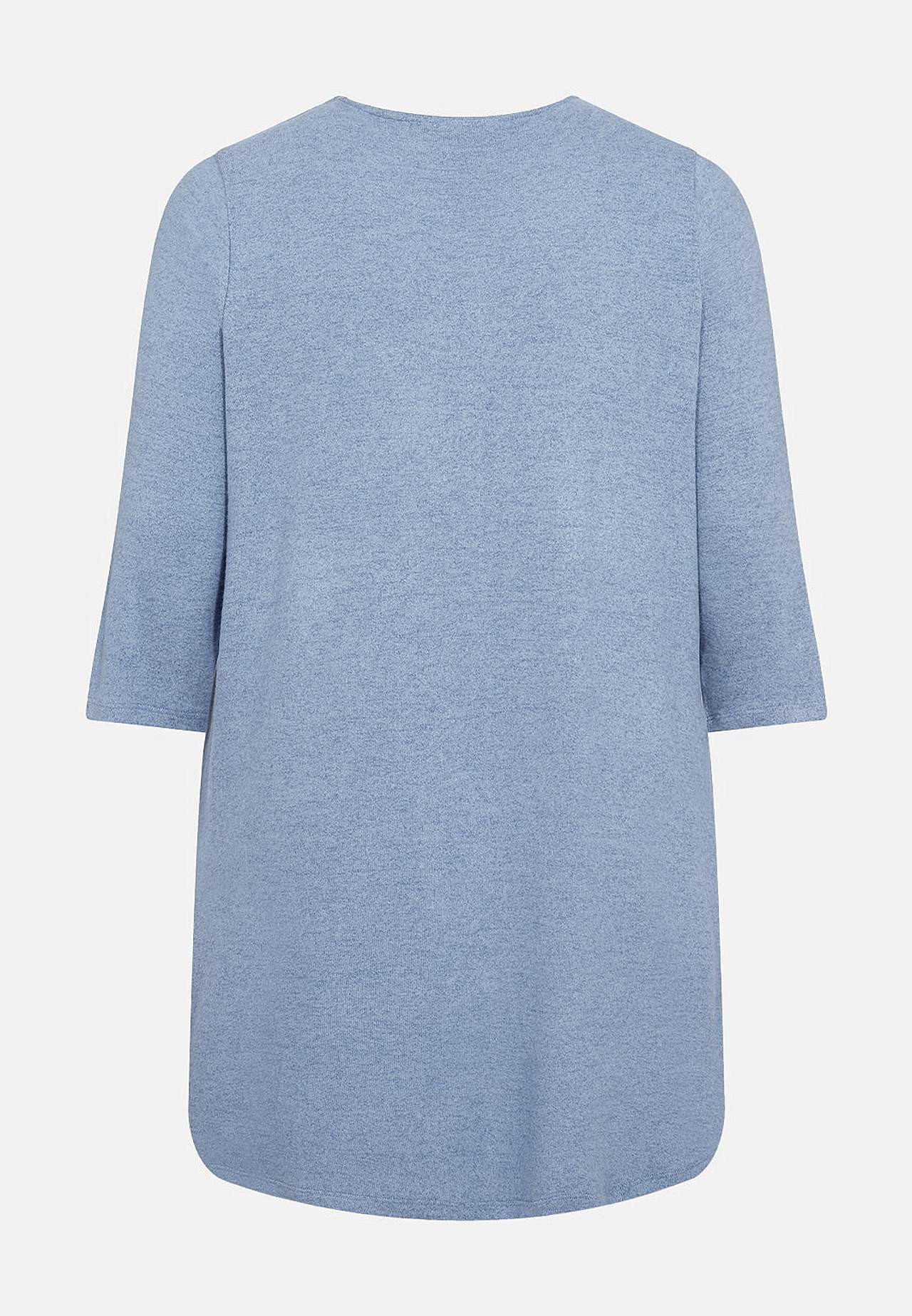 Supermyk jerseytunika med v-hals