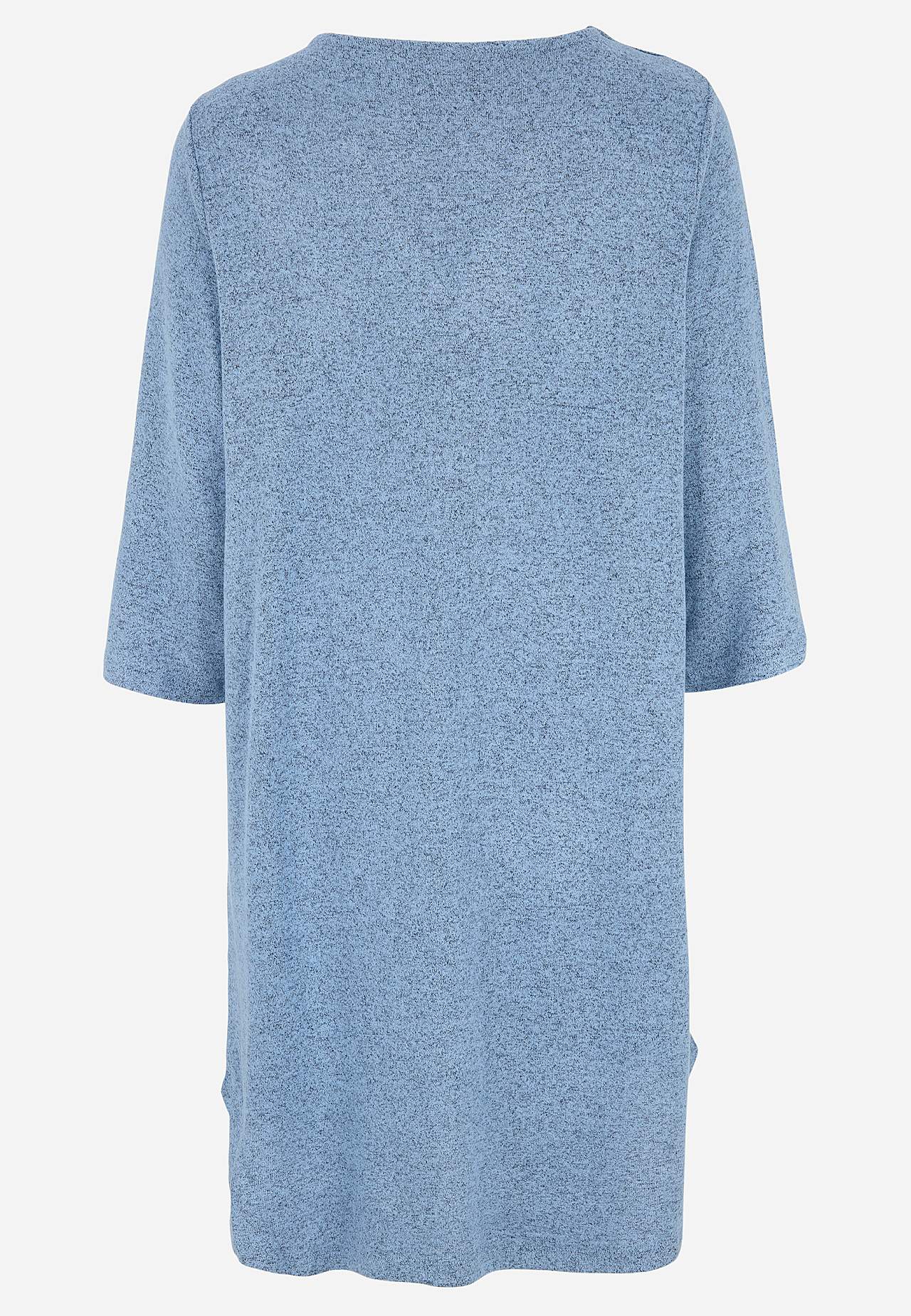 Supermyk jerseytunika med v-hals