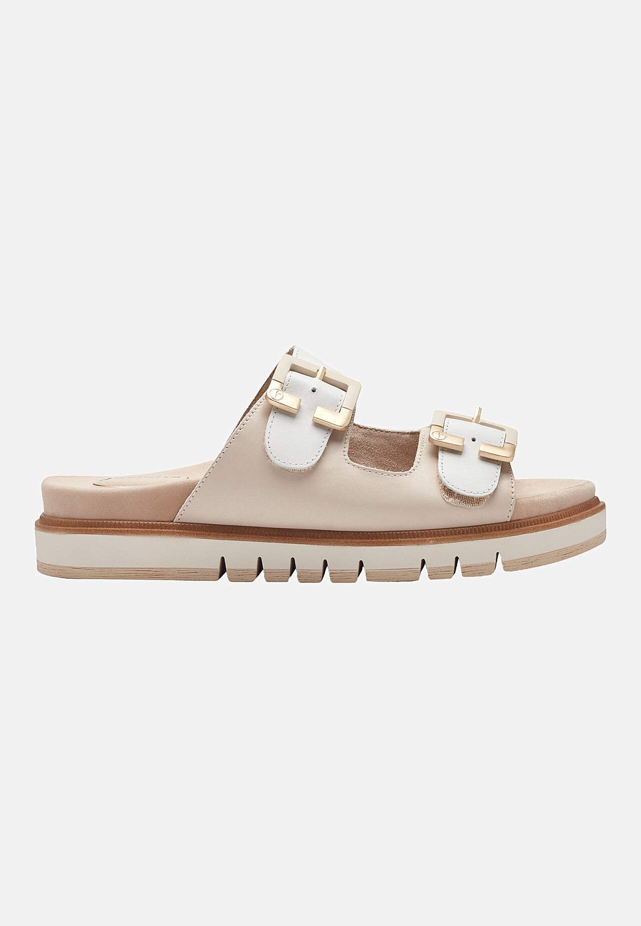 Skinnsandal med justerbare stropper Comfort