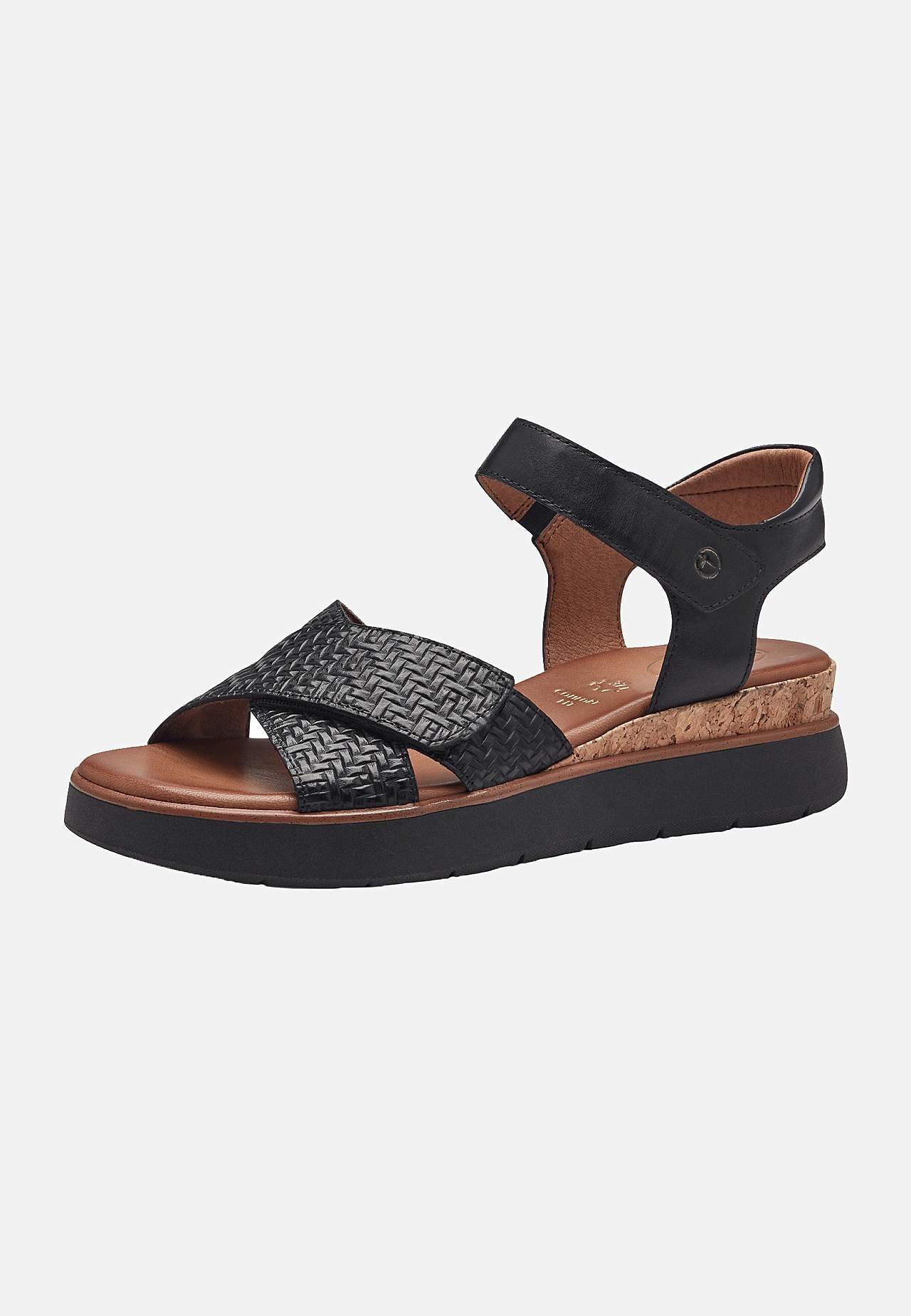 Skinnsandal med justerbare stropper Comfort