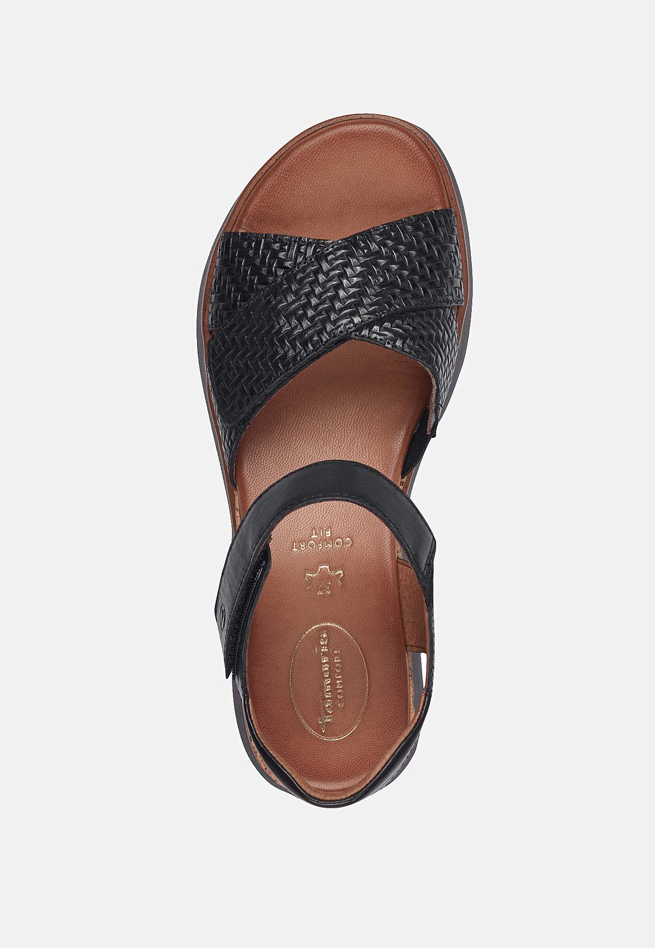 Skinnsandal med justerbare stropper Comfort