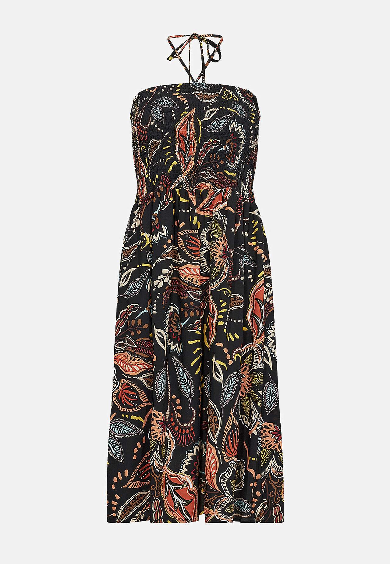 Ermløs kjole i viskose av EcoVero™