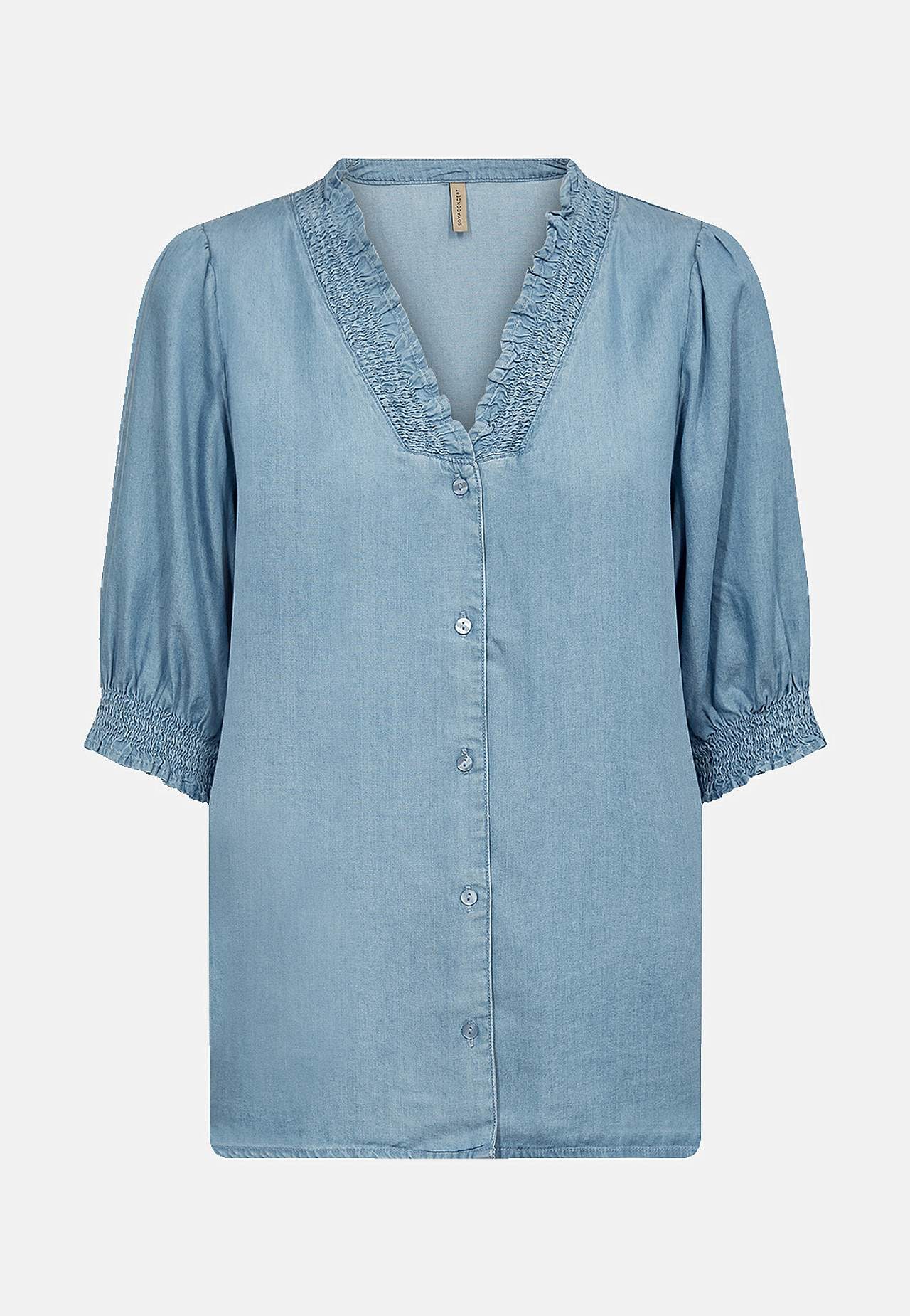Myk bluse i lyocell