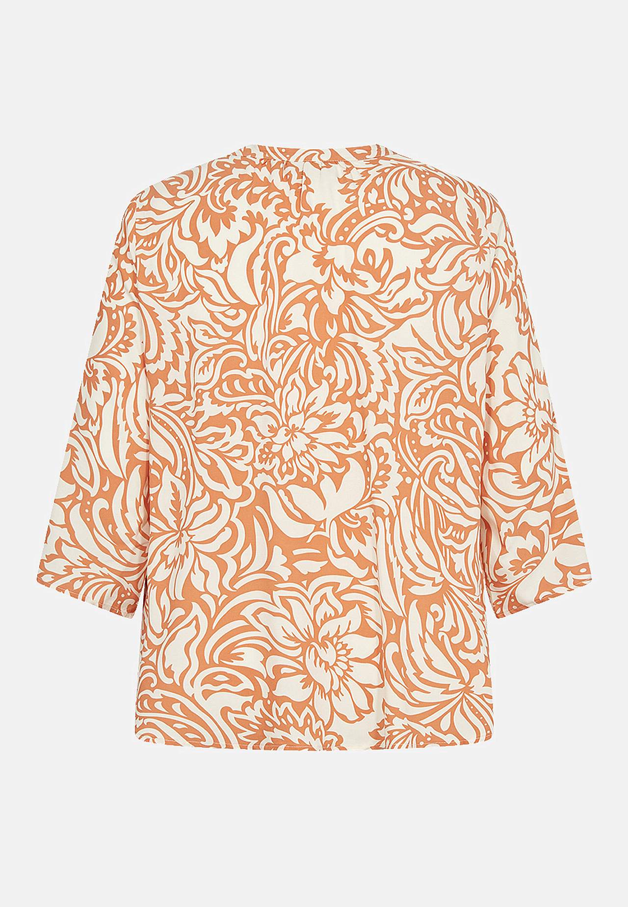 Mønstret bluse i viskose av EcoVero™