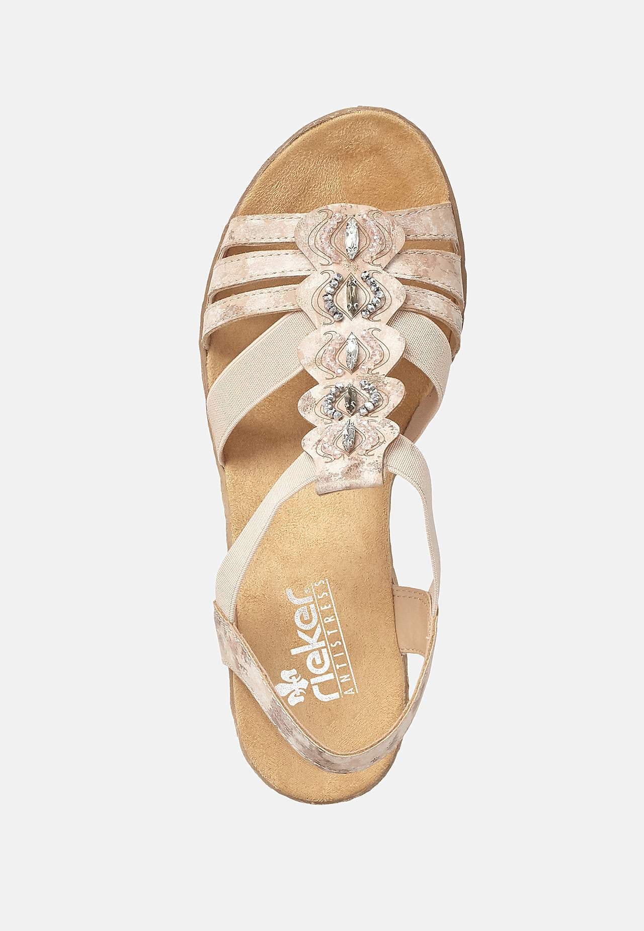 Sandalett med elastiske stropper