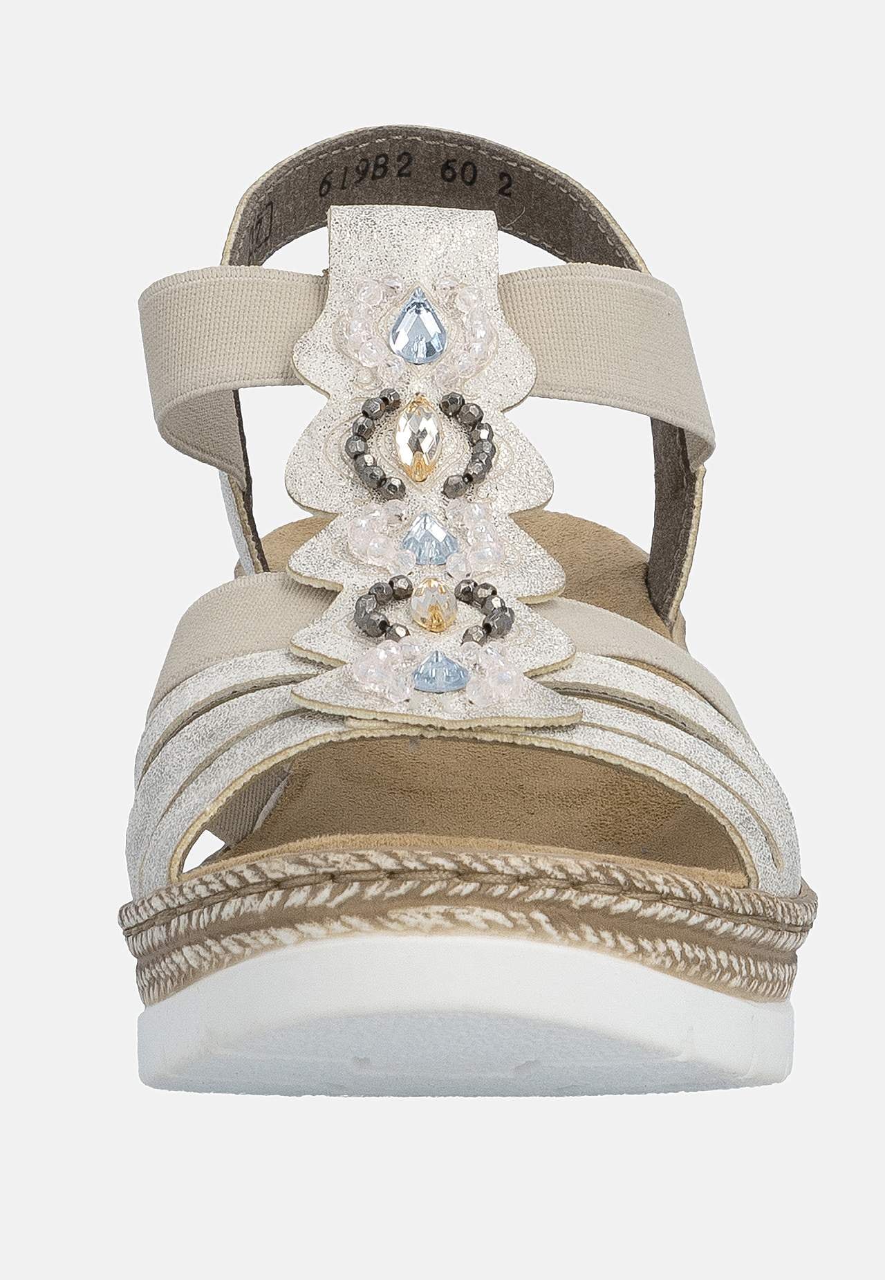 Sandalett med elastiske stropper