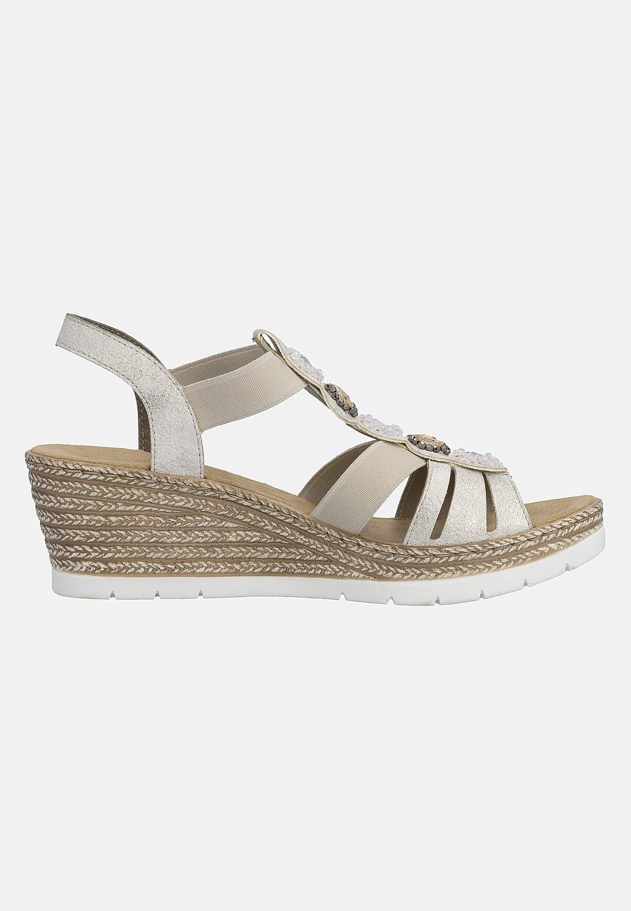 Sandalett med elastiske stropper