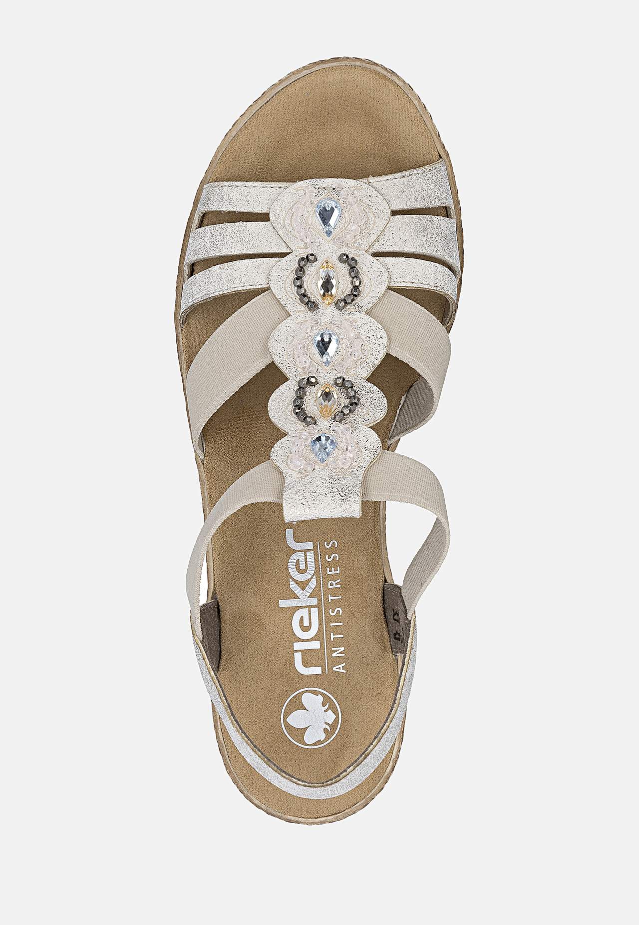 Sandalett med elastiske stropper