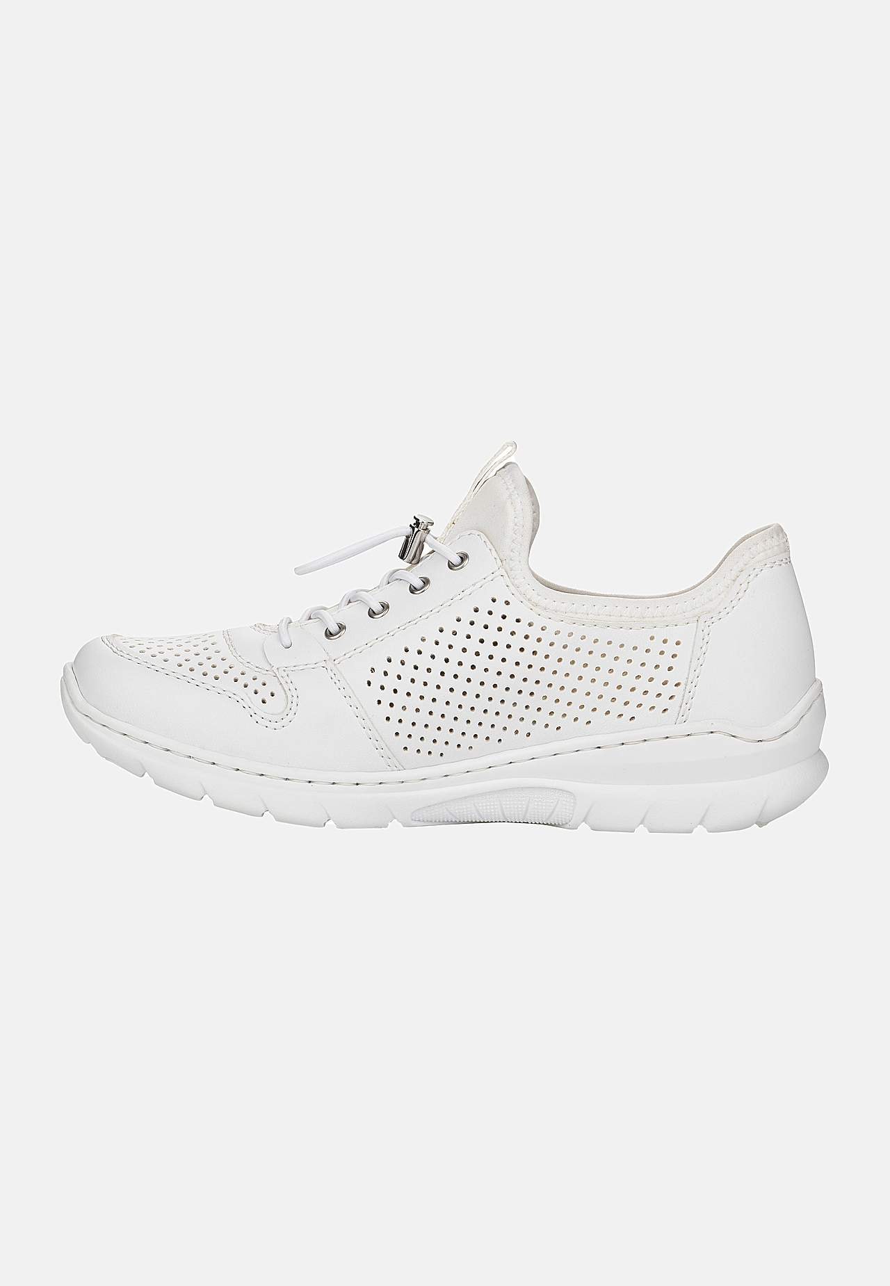 Joggesko med skinnende gulldetalj og en slip on