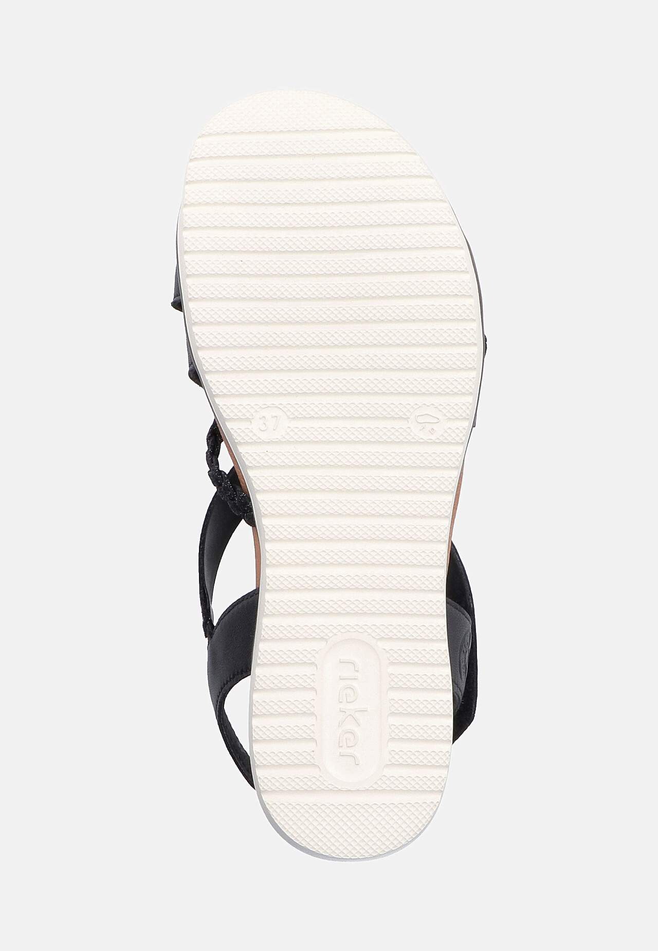 Sandaler med svarte stropper