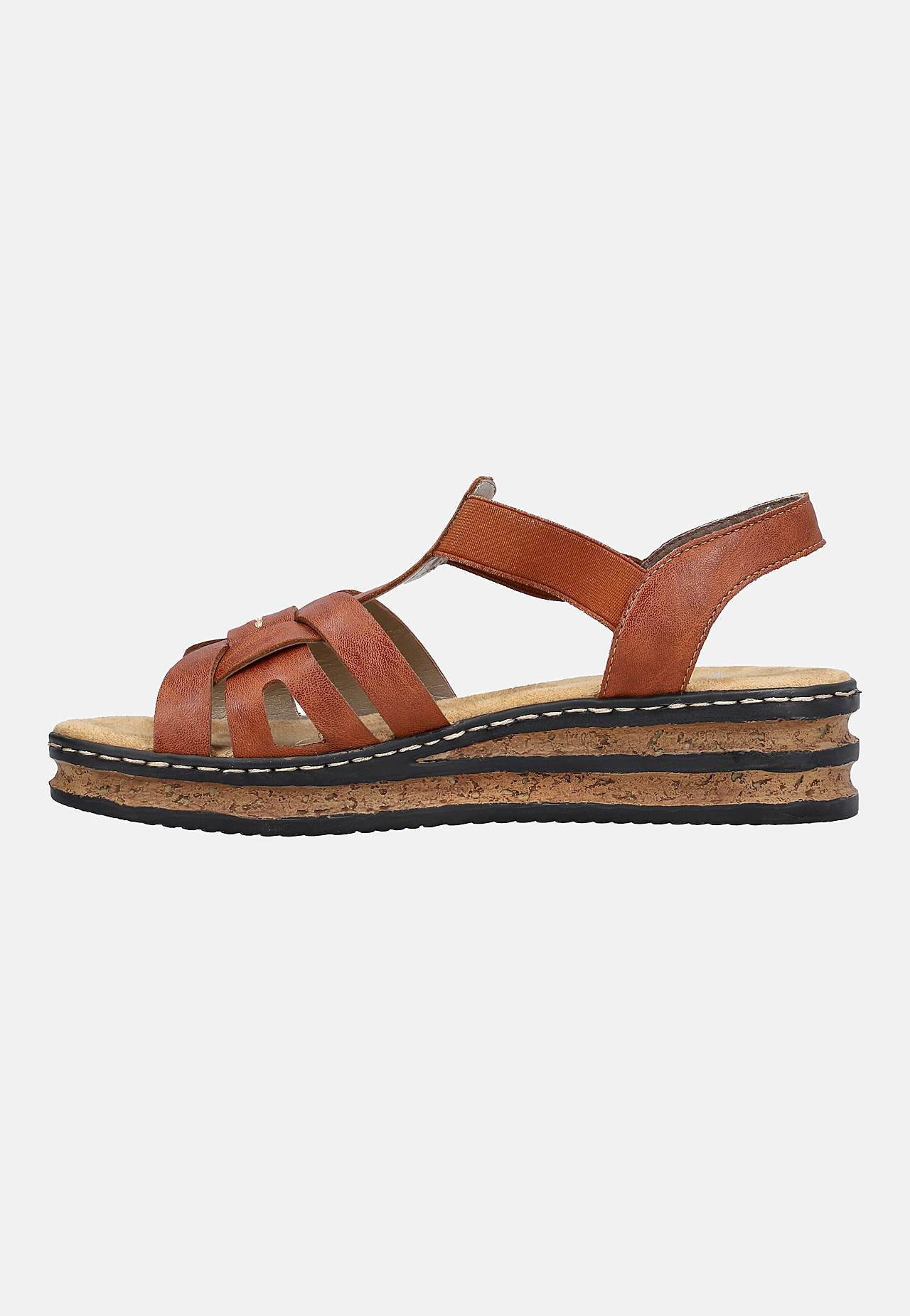 Sandaler med kilehæl