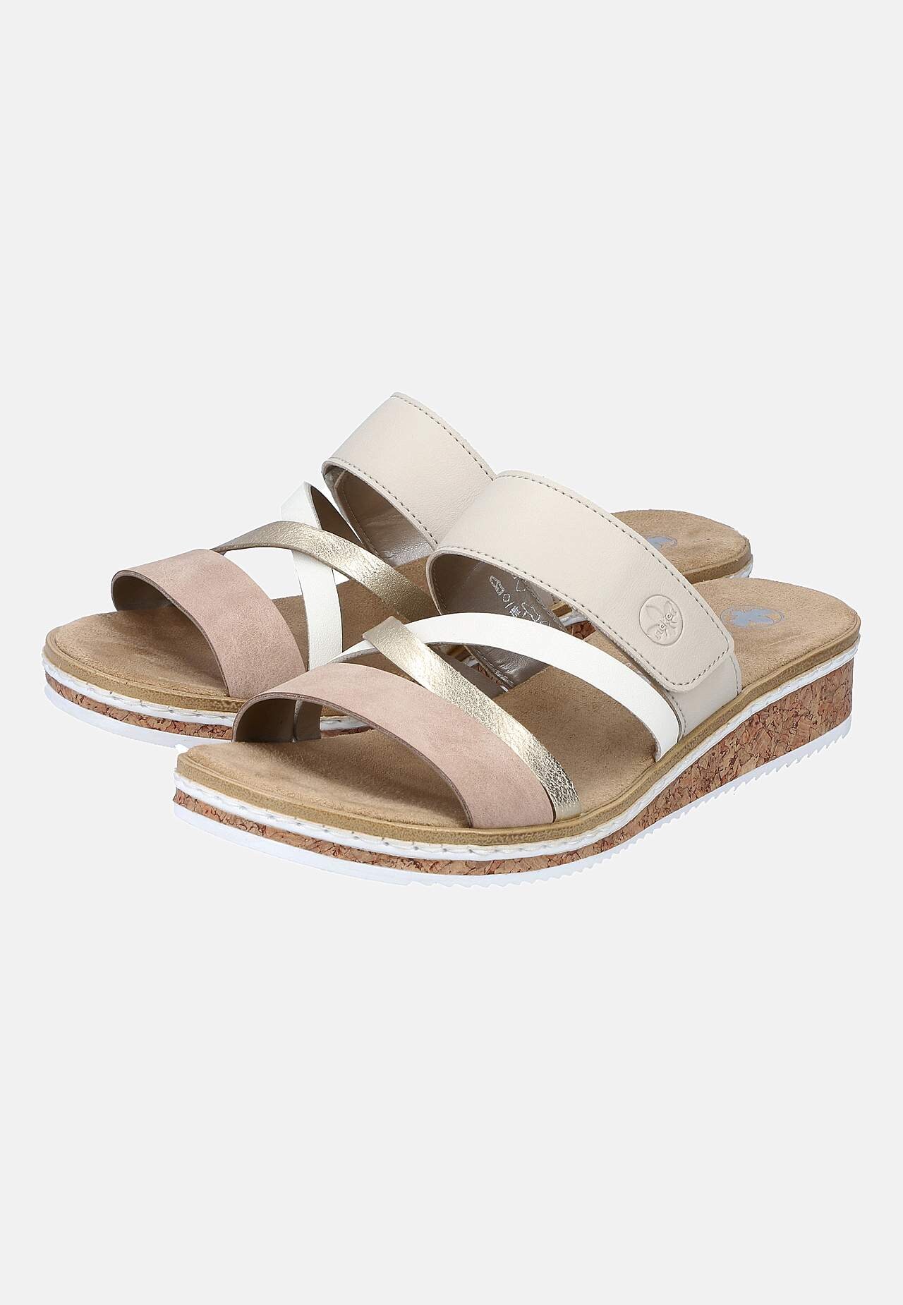Sandaler med dekorative stropper