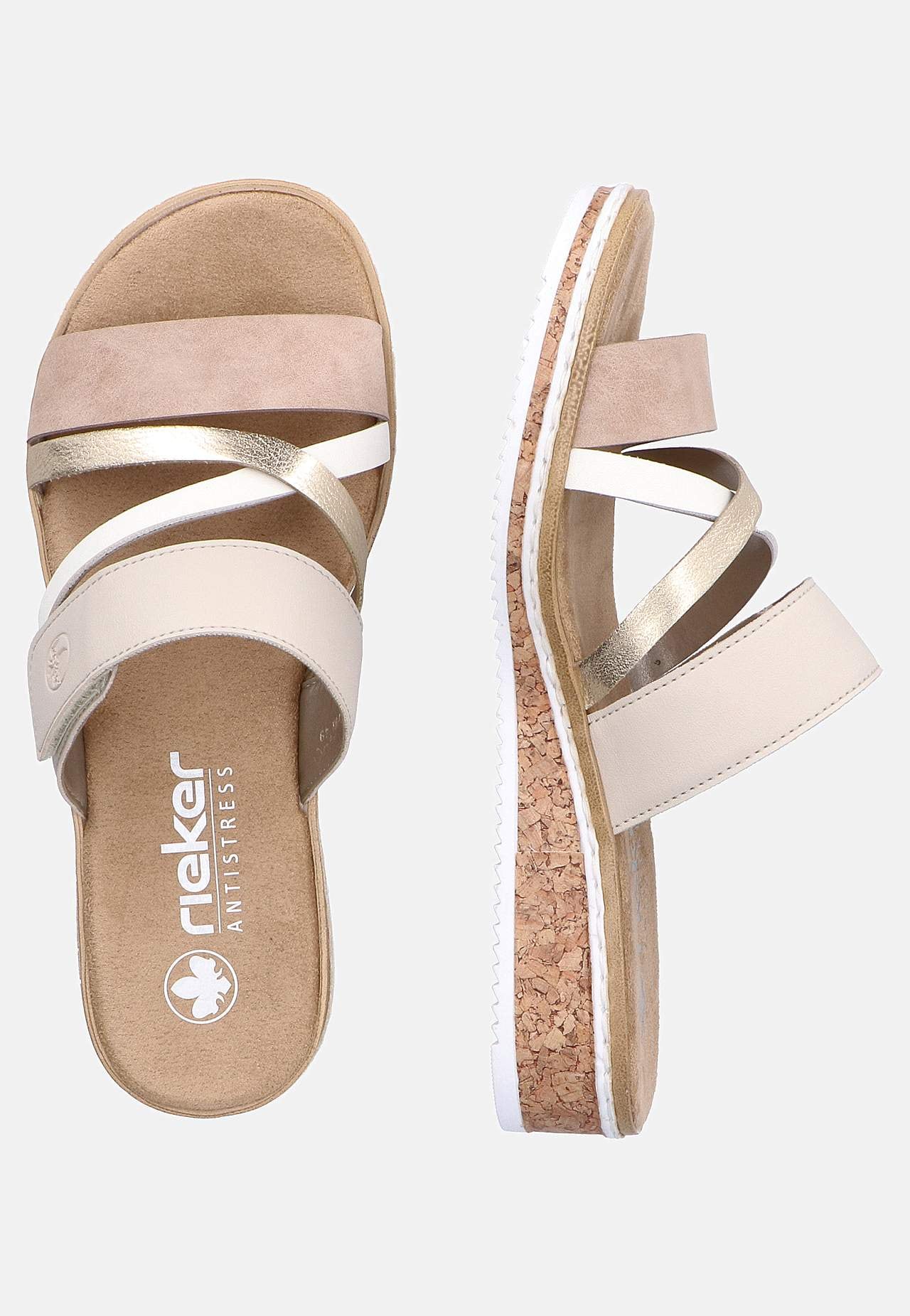Sandaler med dekorative stropper