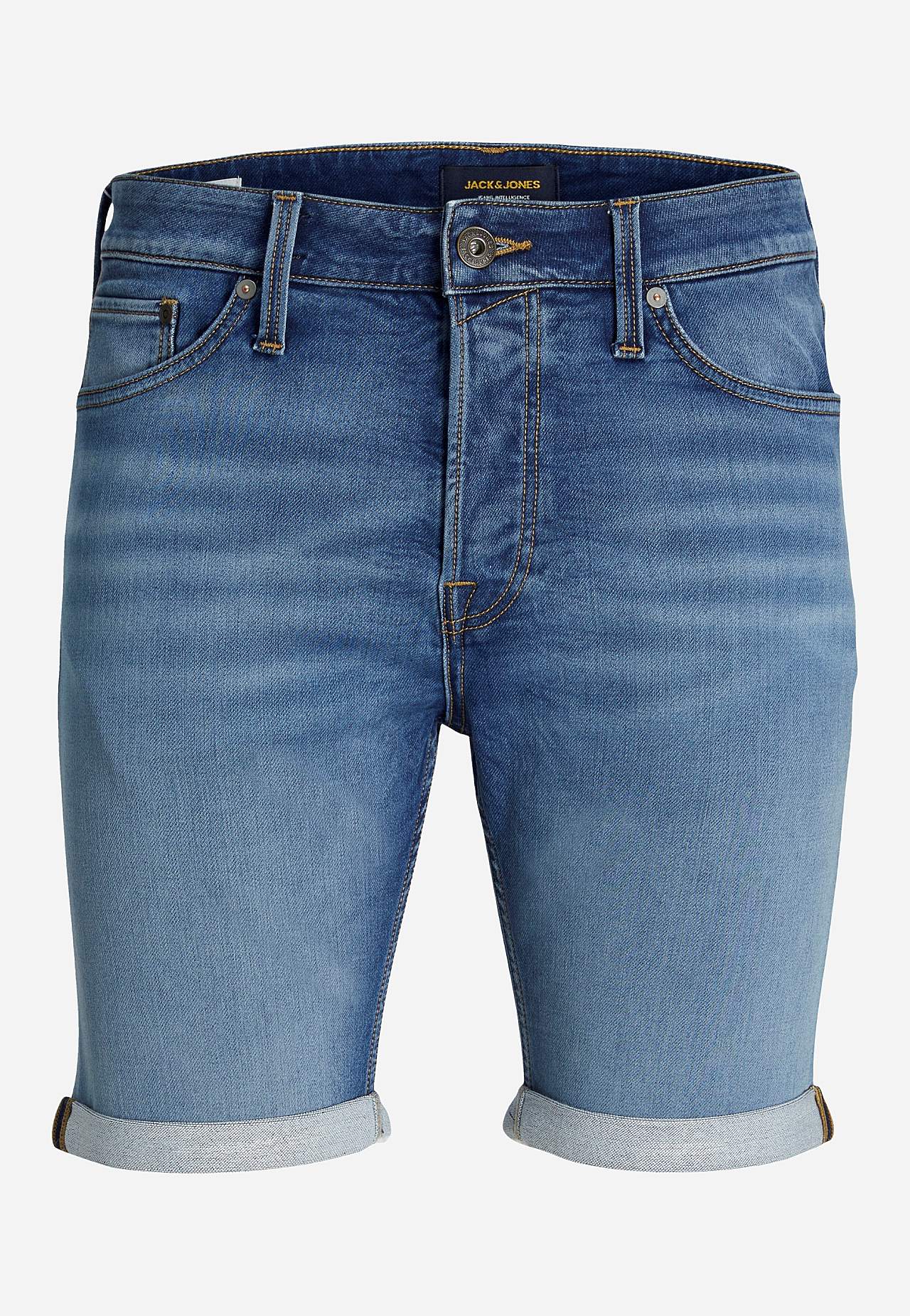 Jeans-shorts med brettet kant Rick  381
