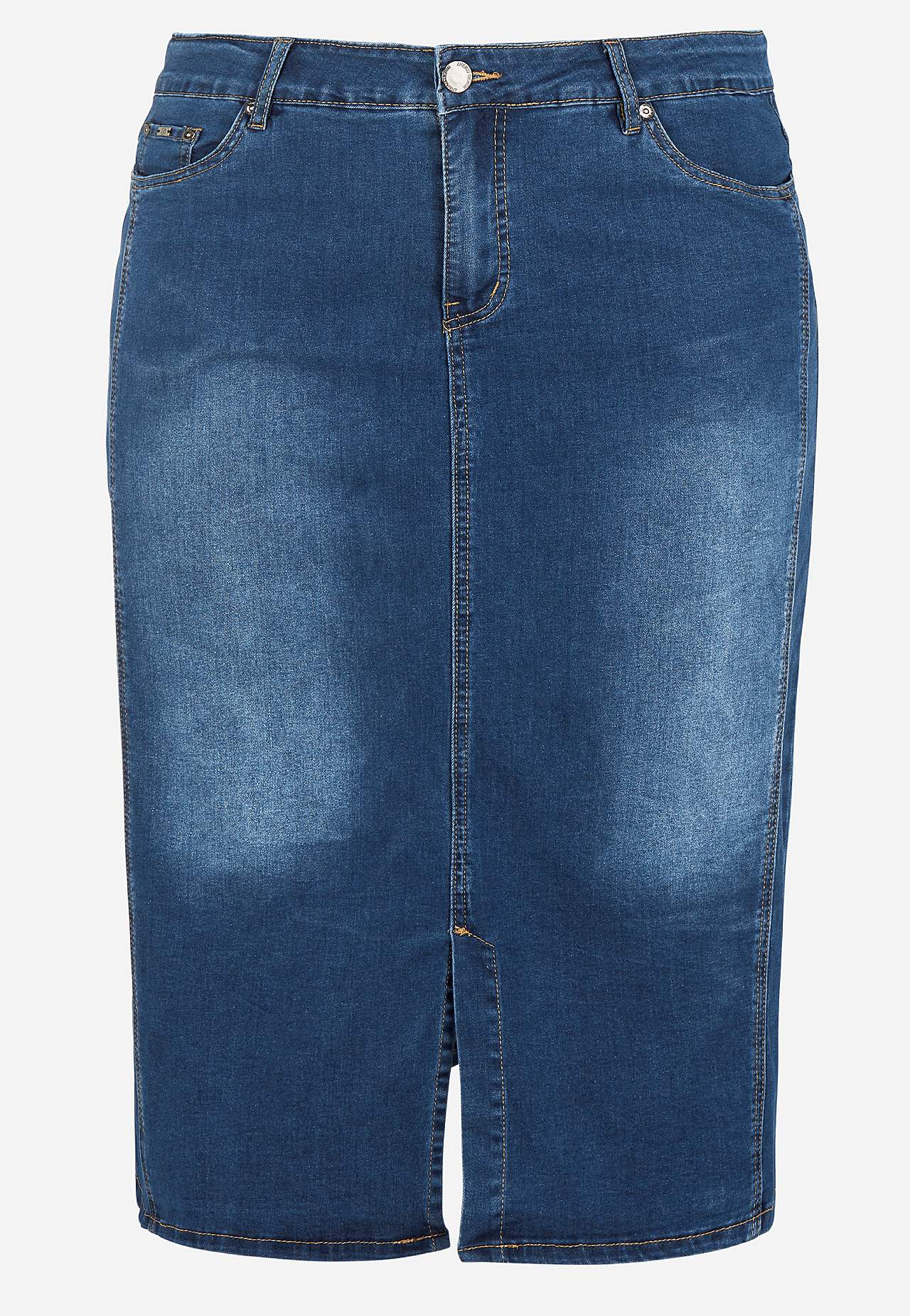 Superstretch denim skjørt Willa