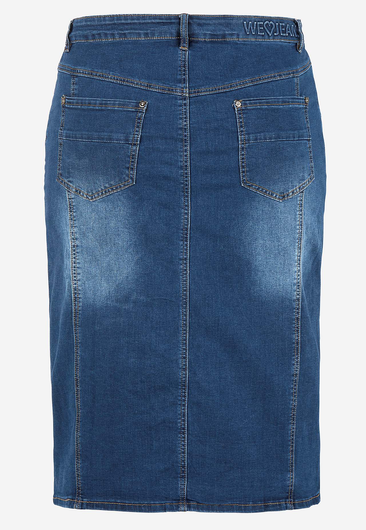 Superstretch denim skjørt Willa