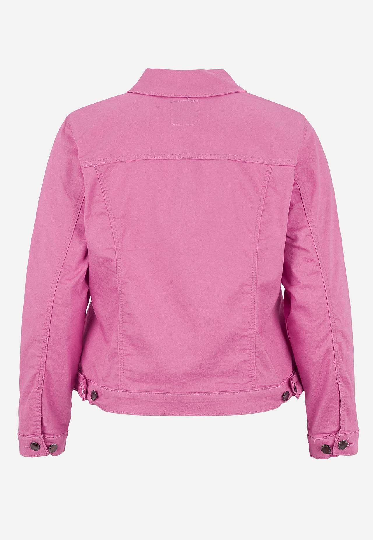 Denimjakke i myk bomullstwill