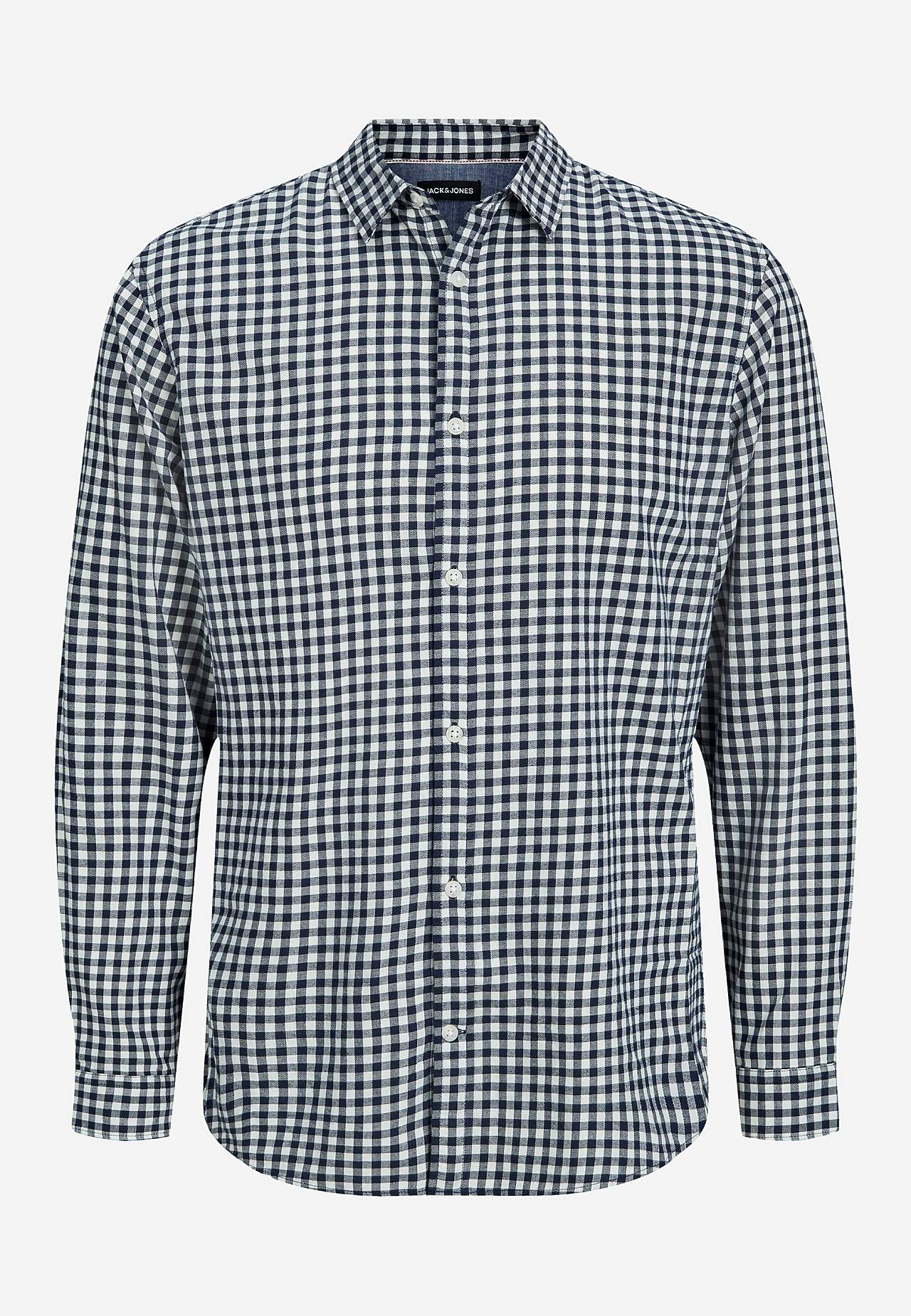 Rutete, myk bomullsskjorte Gingham