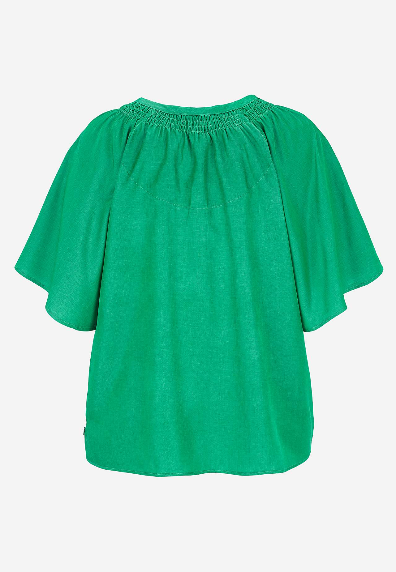 Bluse med vide ermer