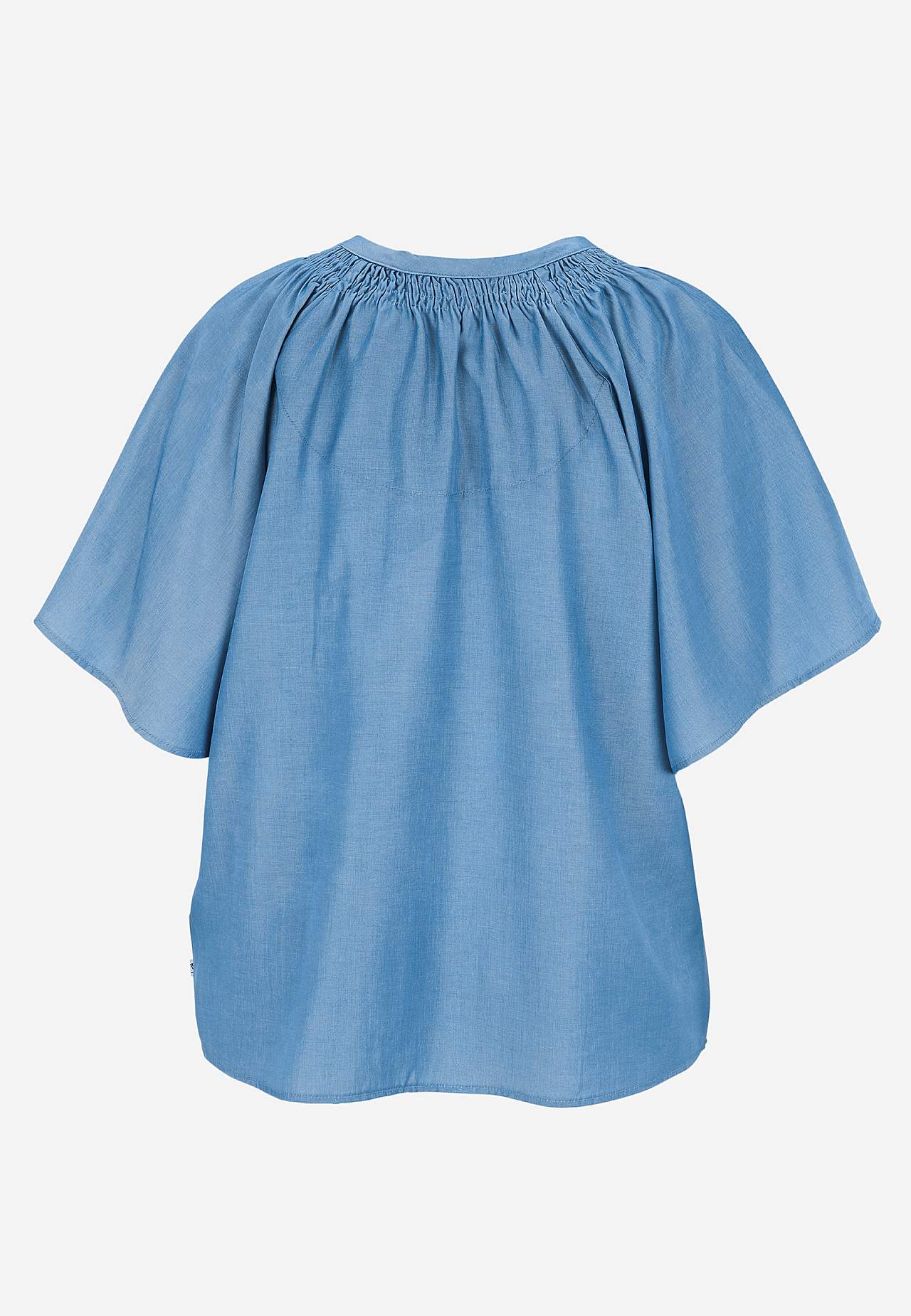 Bluse med vide ermer