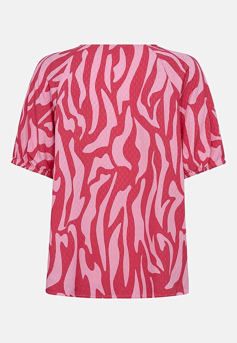 Mønstret bluse