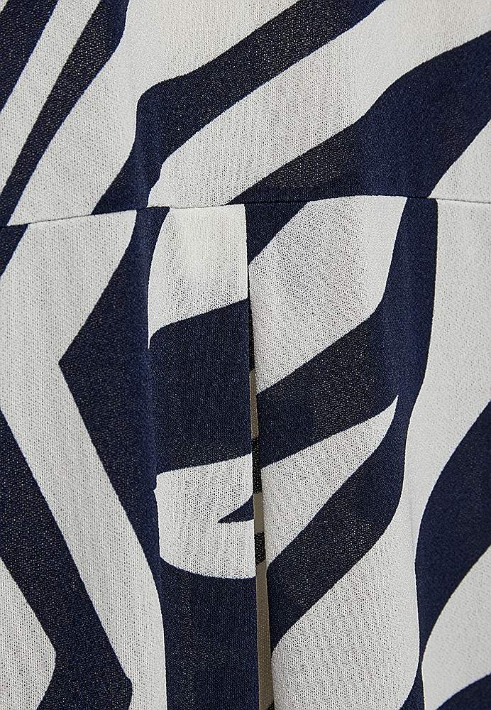 Mønstret Jersey-kjole med lommer