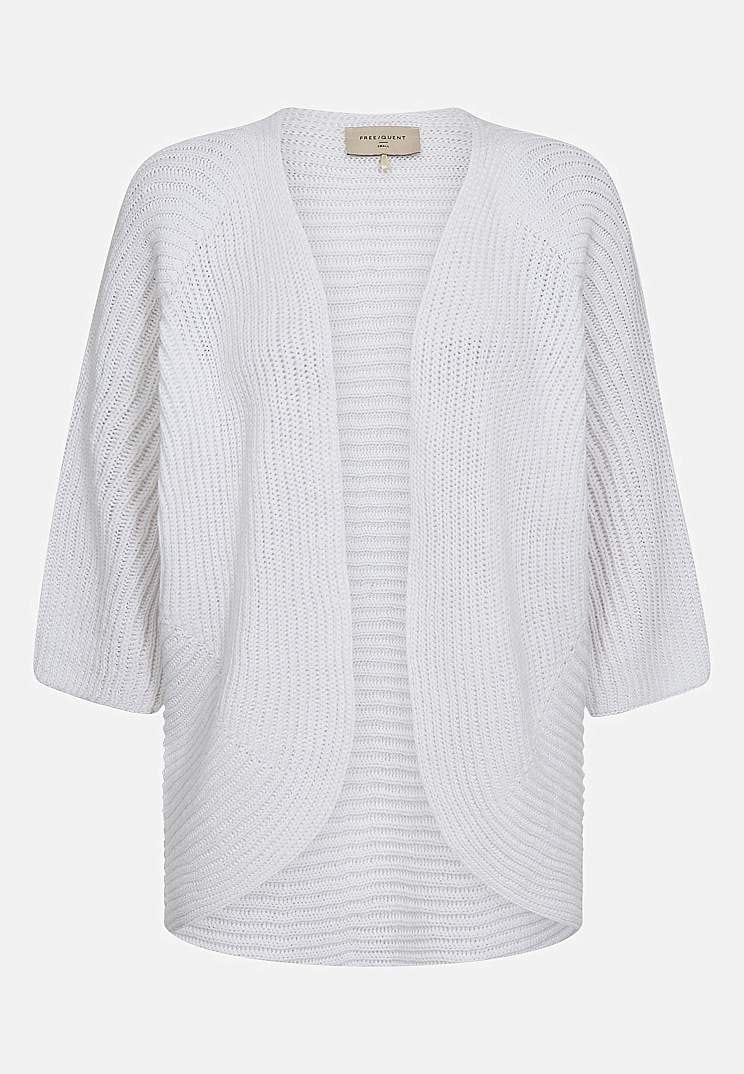 Strikket cardigan med trekvarterme