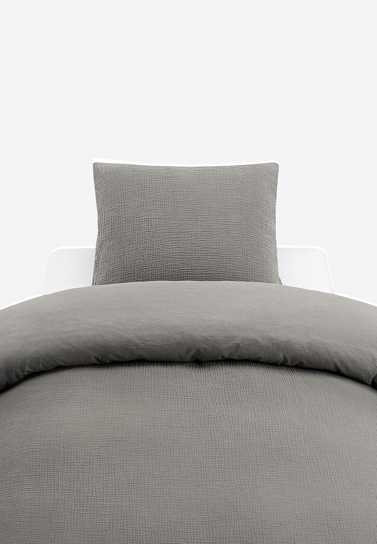 Rynket dynetrekksett 150x210 cm Rolling