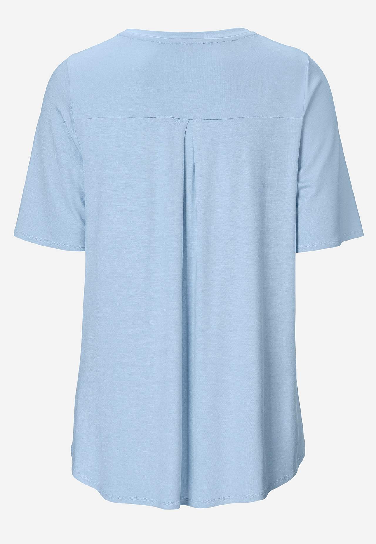 Jerseytopp med korte ermer