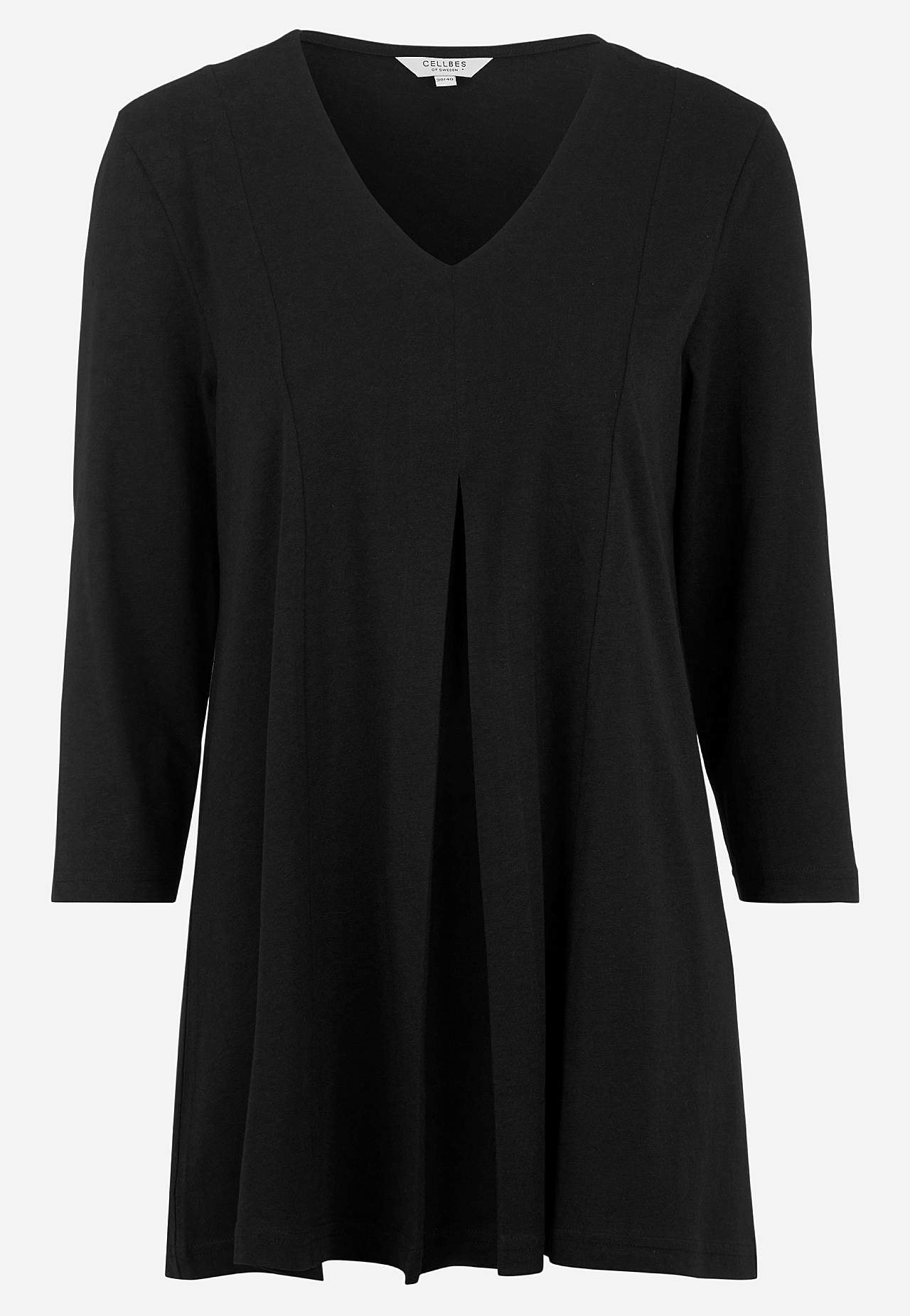 Jerseytunika med krøllet detalj