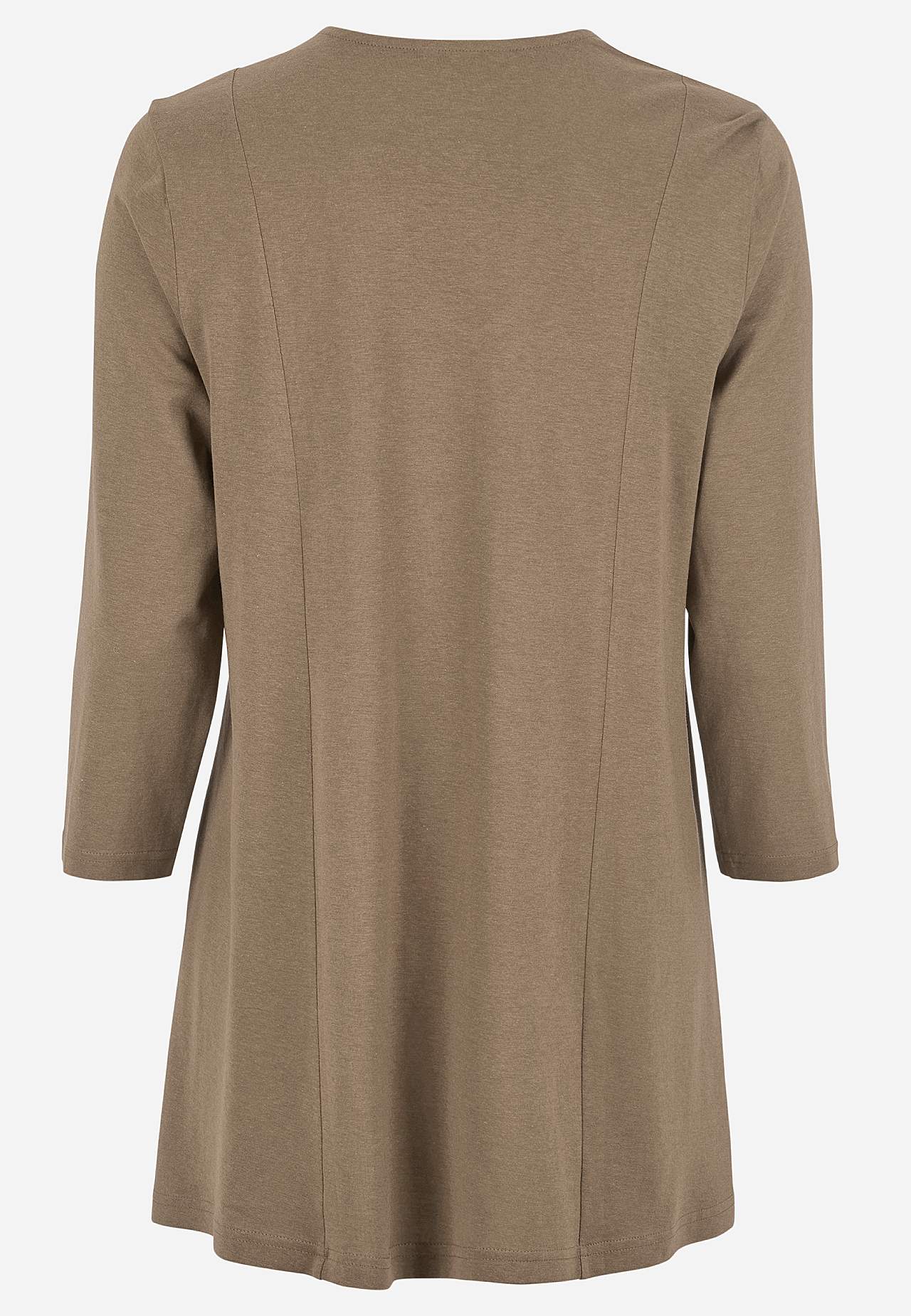Jerseytunika med krøllet detalj