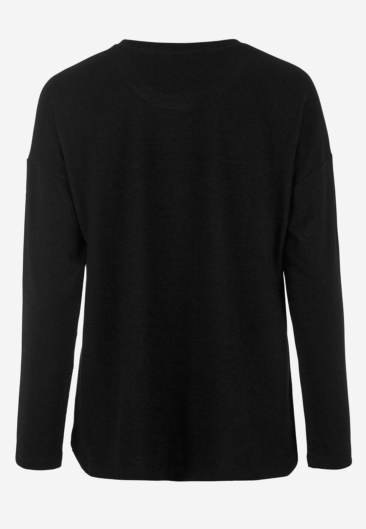 Supermyk, langermet jerseytopp